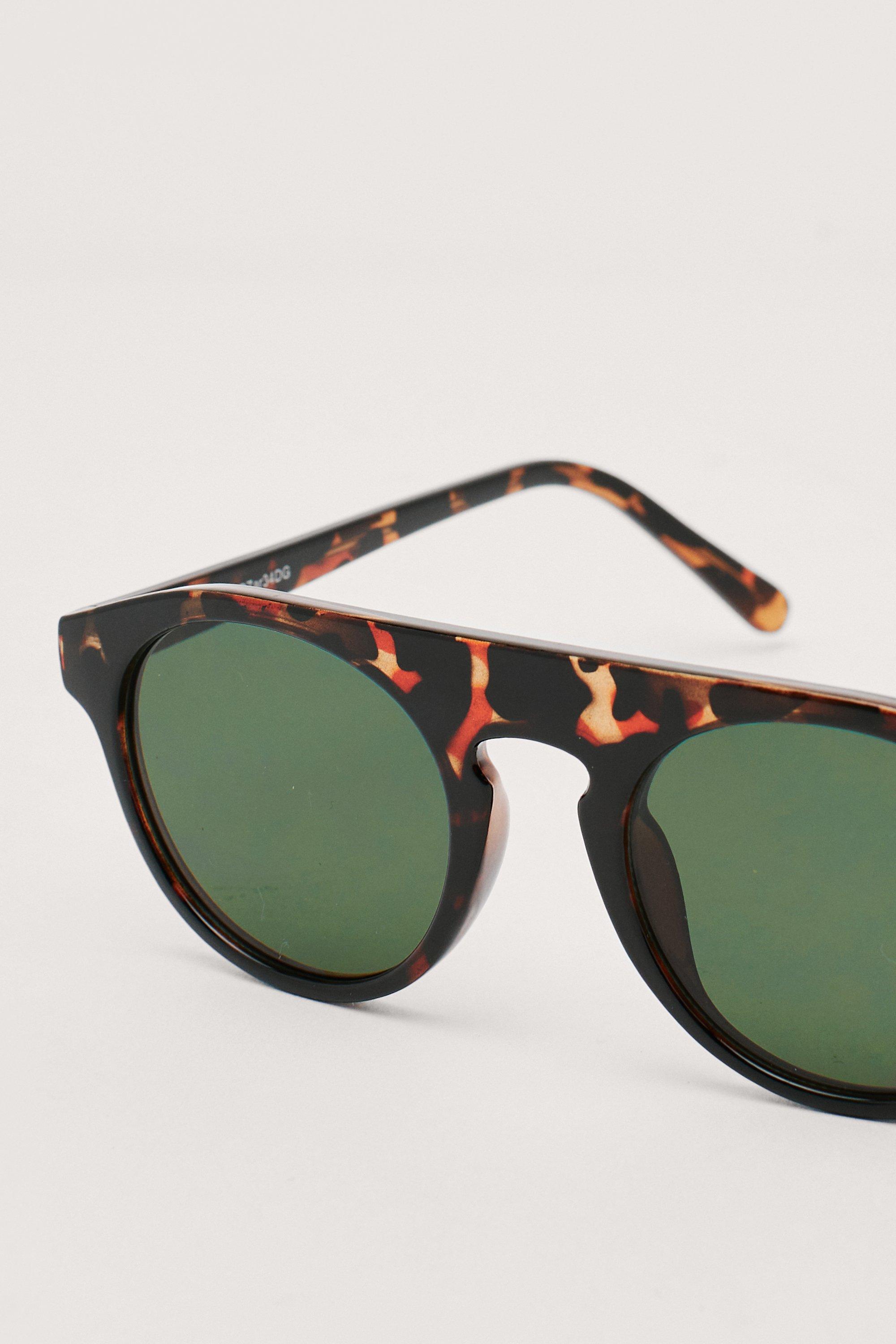 Flat top tortoise sunglasses best sale