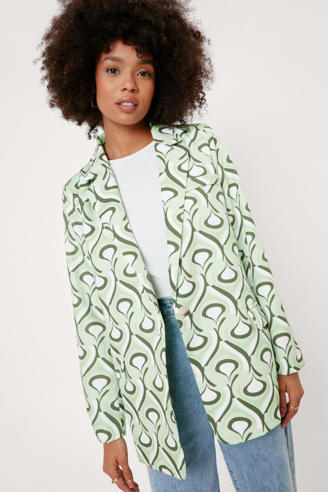 Abstract Print Blazer image number 1