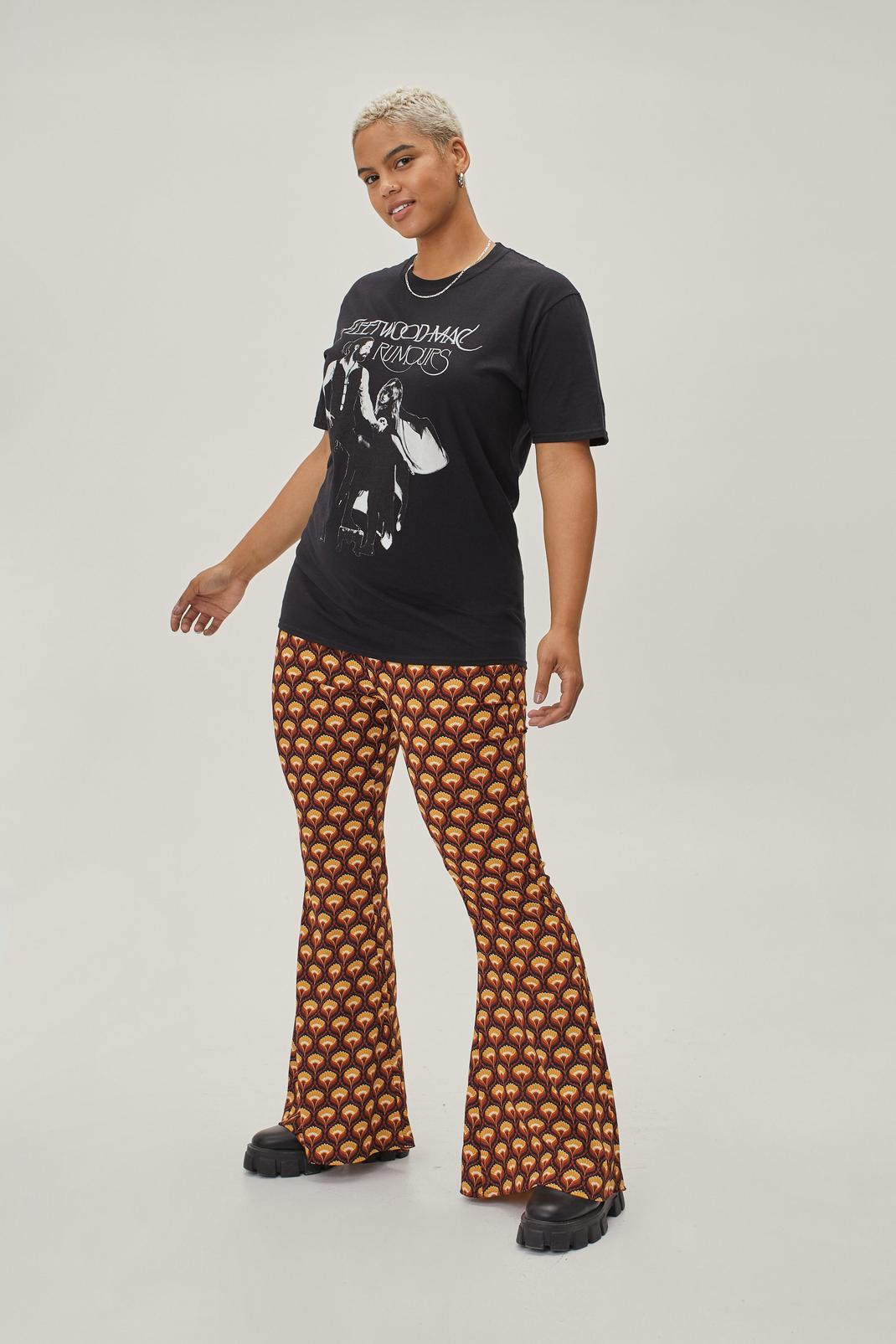 109 Plus Size Retro Fit and Flared Pants image number 2