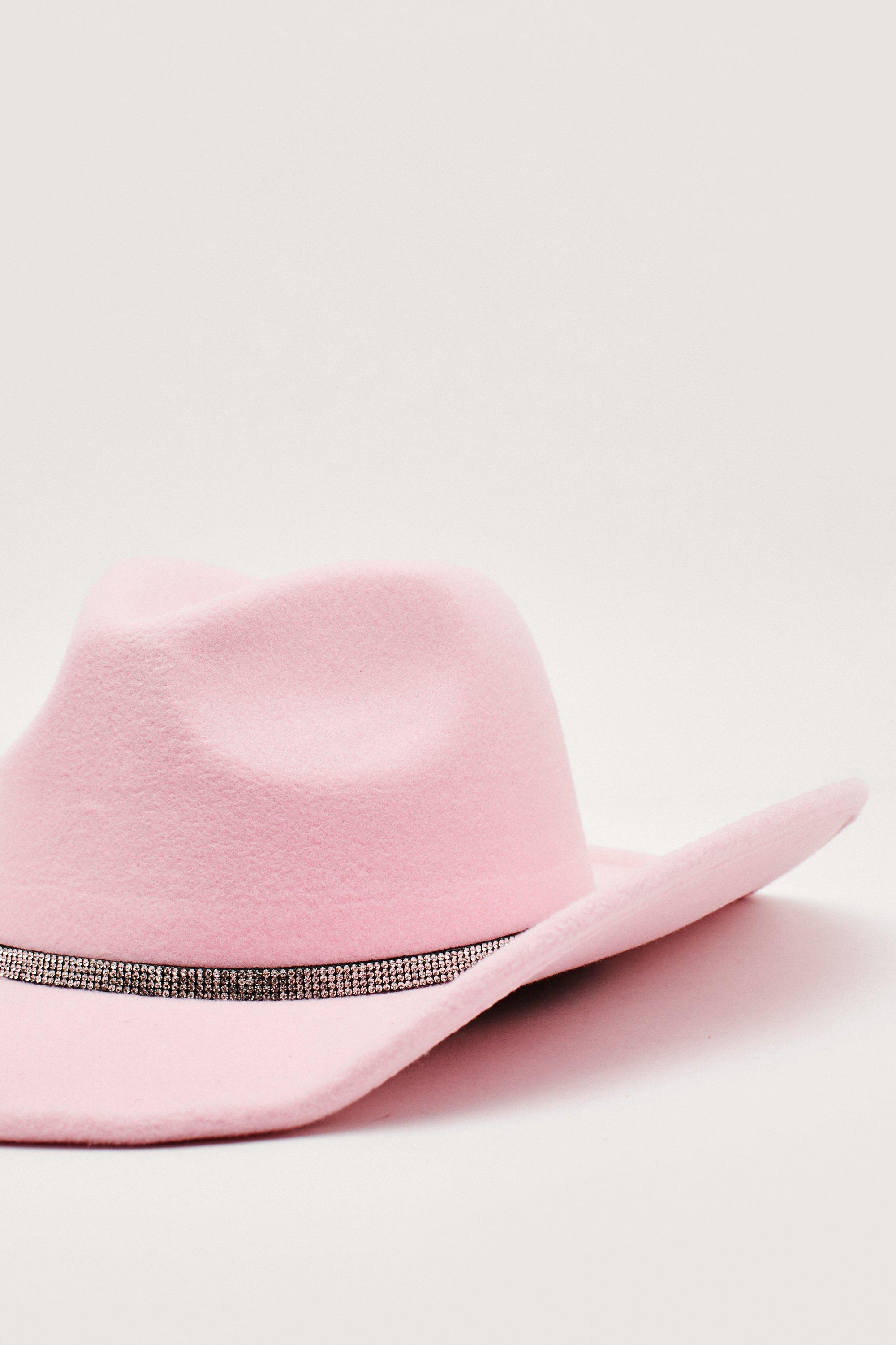 Diamante Trim Wide Brim Cowboy Hat | Nasty Gal