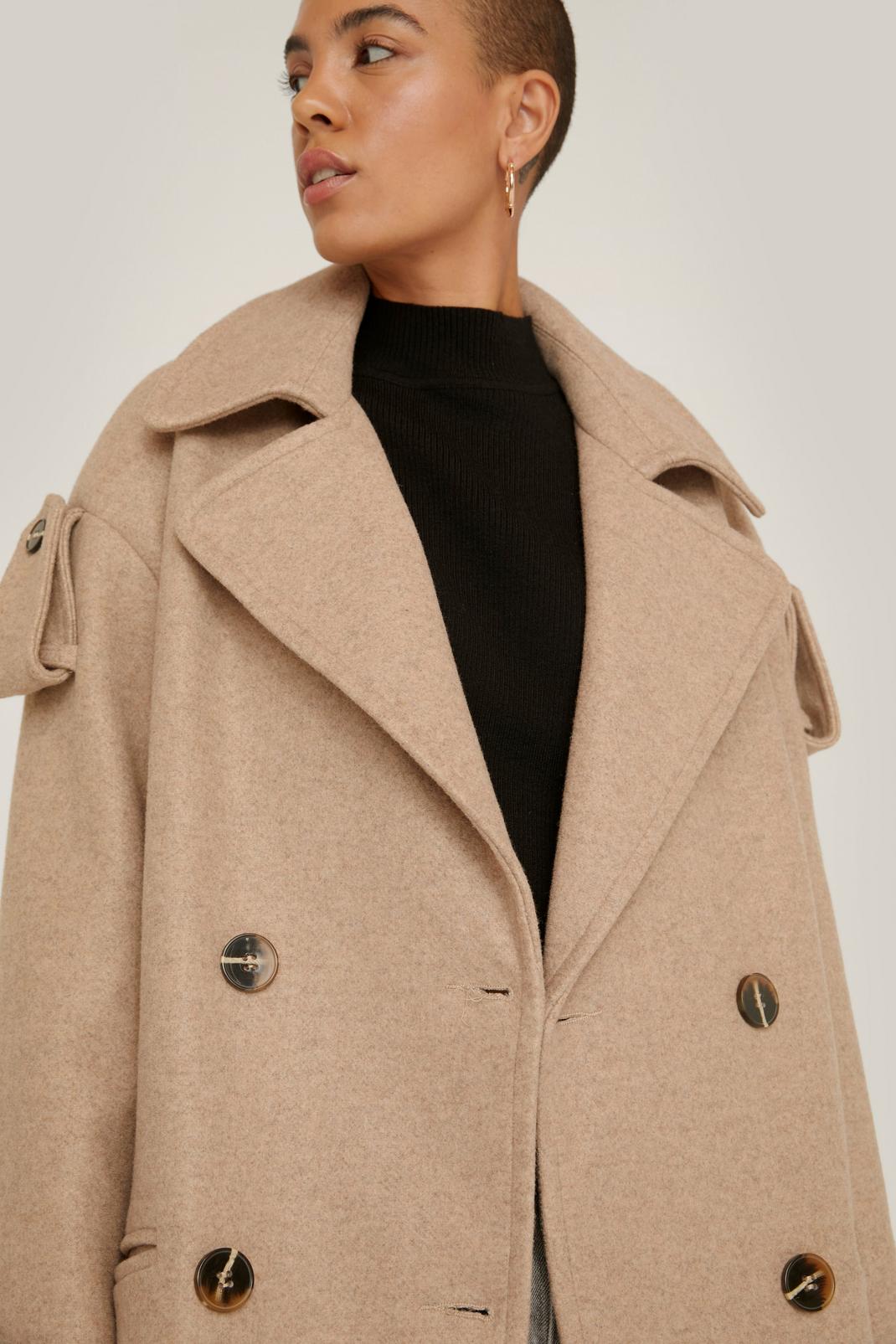 111 Ultimate Faux Wool Trench Coat image number 1