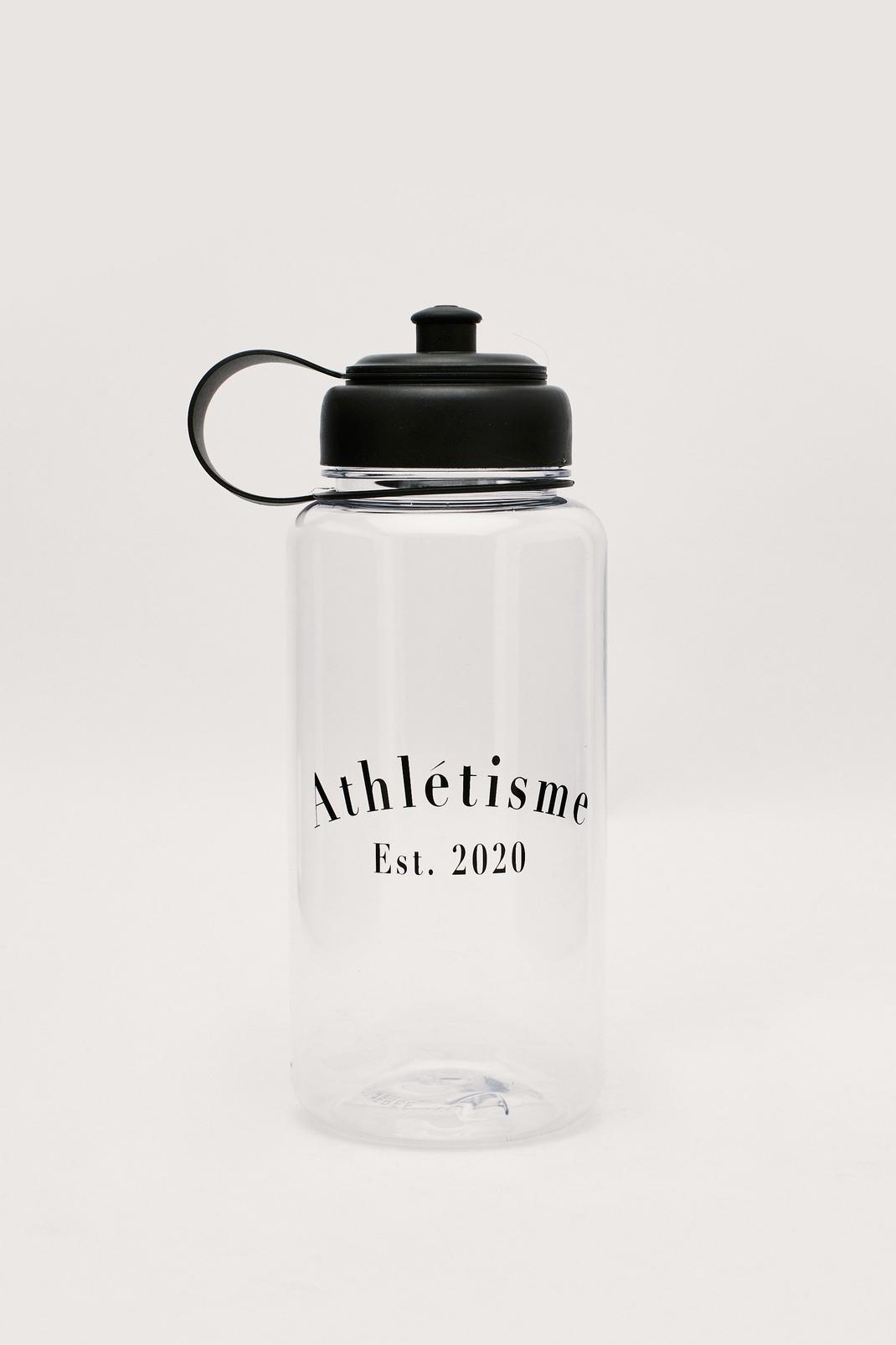 White Athletisme Graphic Sports Water Bottle image number 1