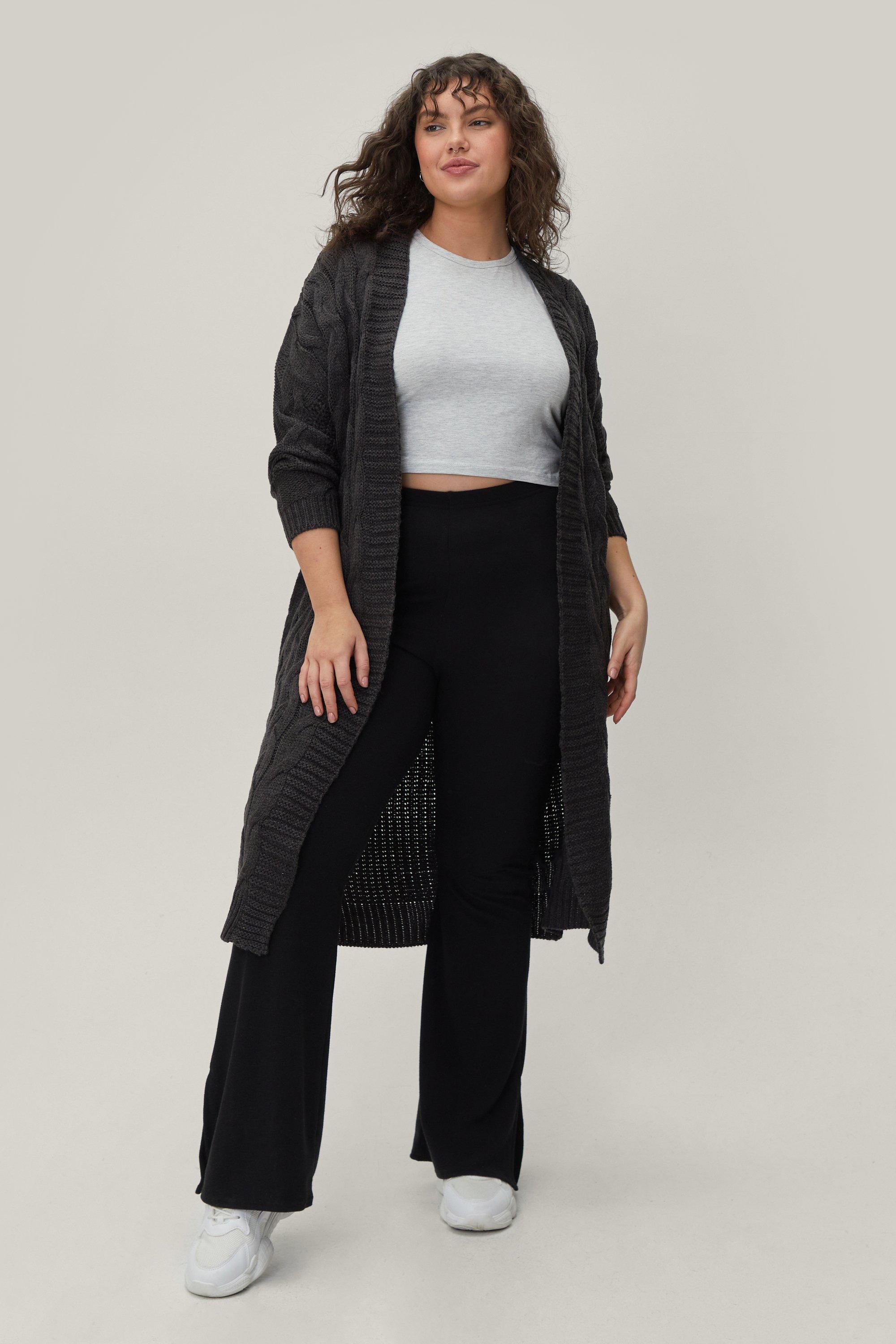 Plus size chunky on sale cardigan