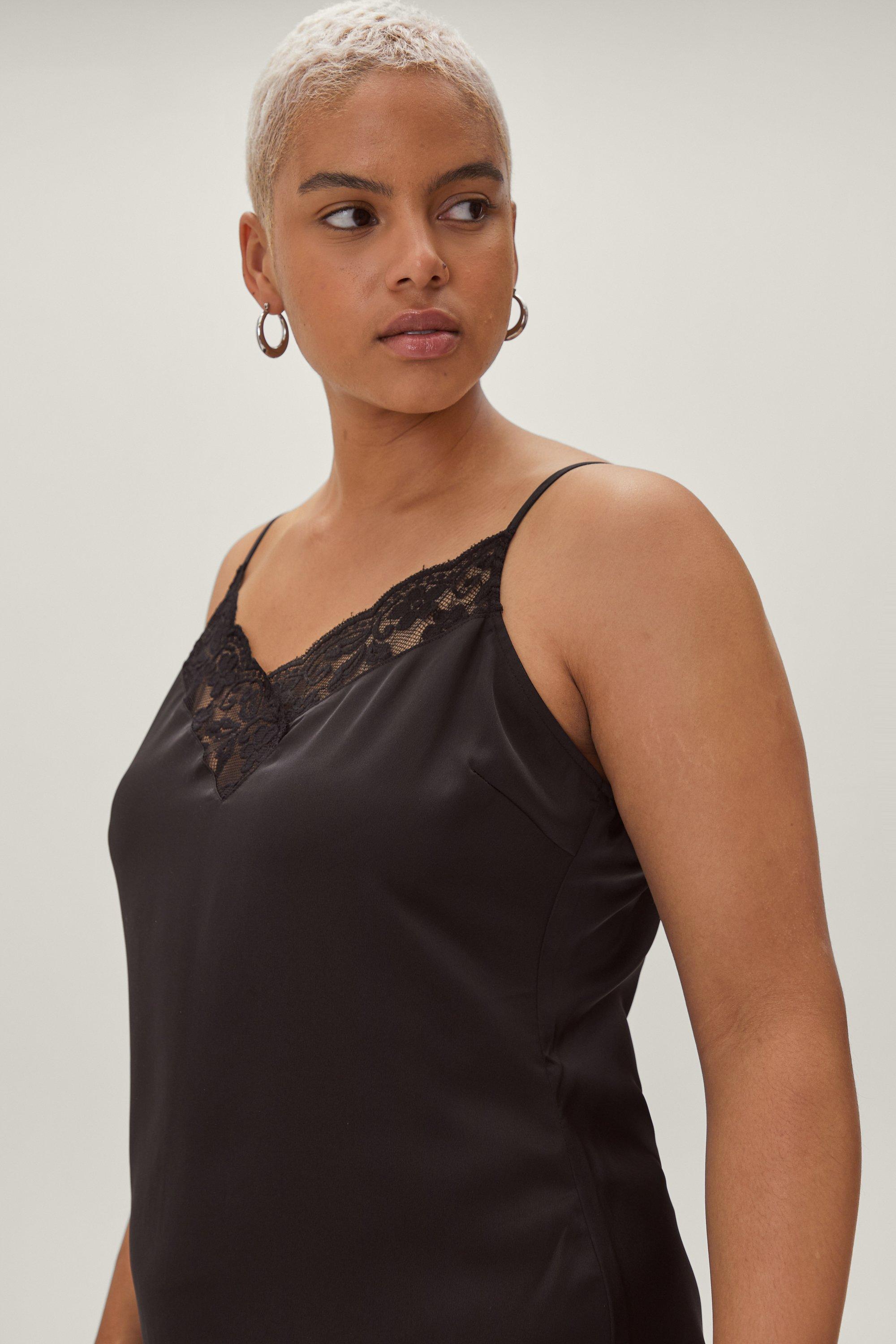 Plus size hotsell cami slip dress