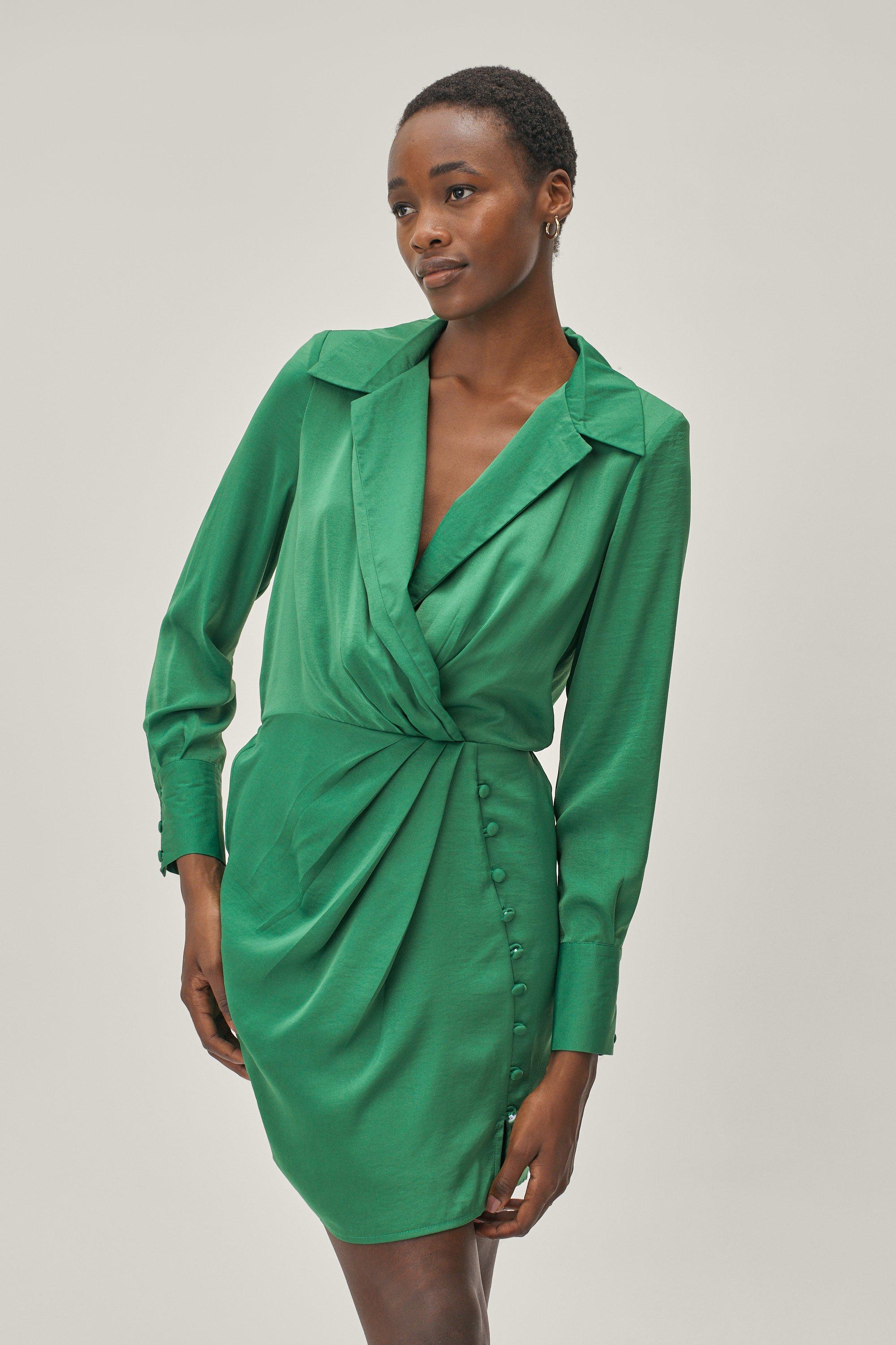 green shirt dress uk