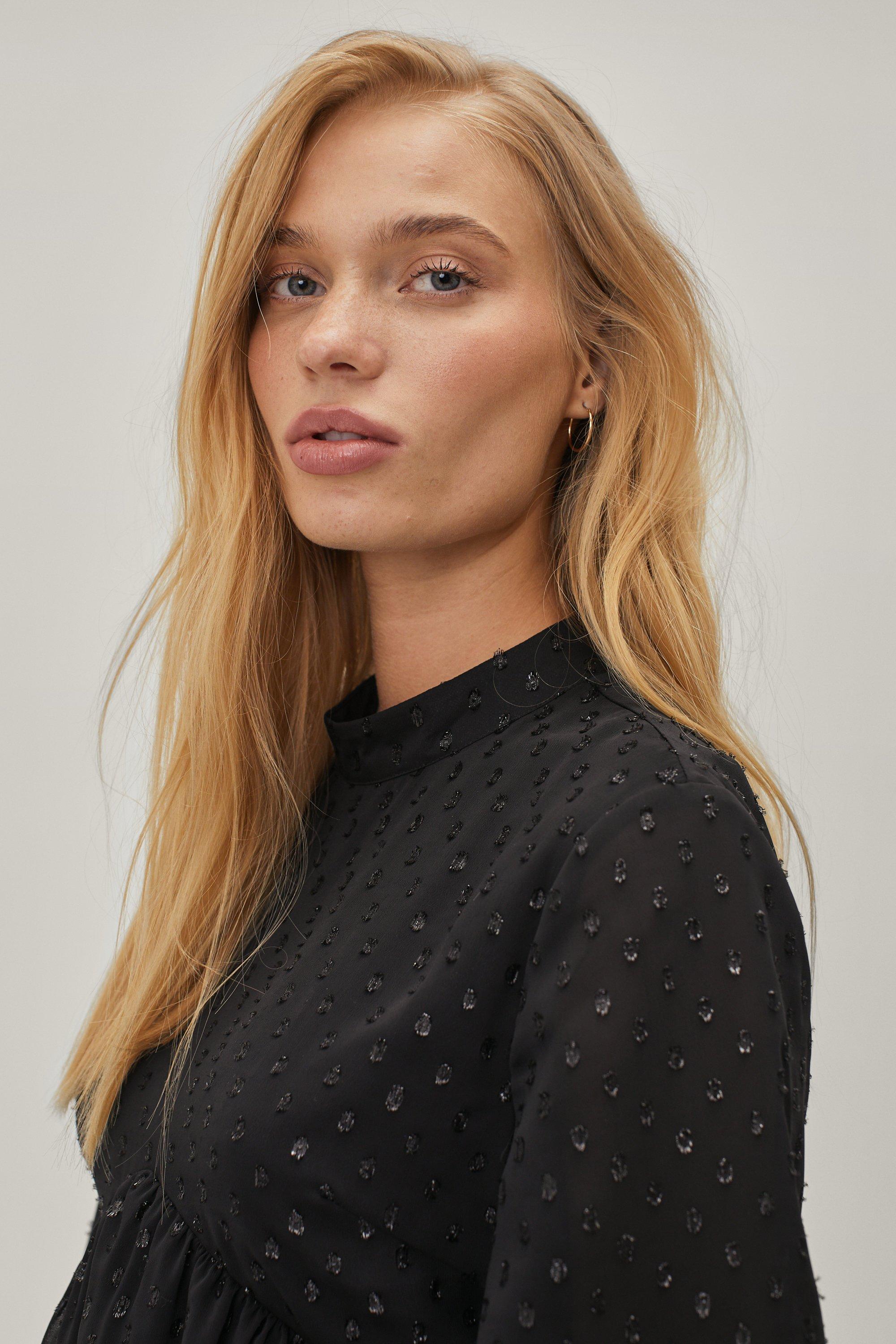 Petite smock tops deals