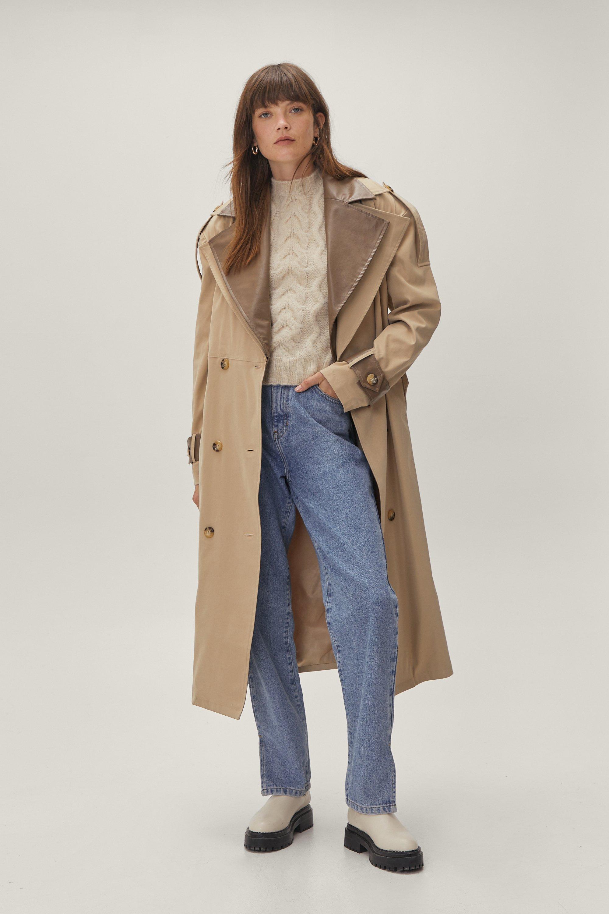 lined trench coat