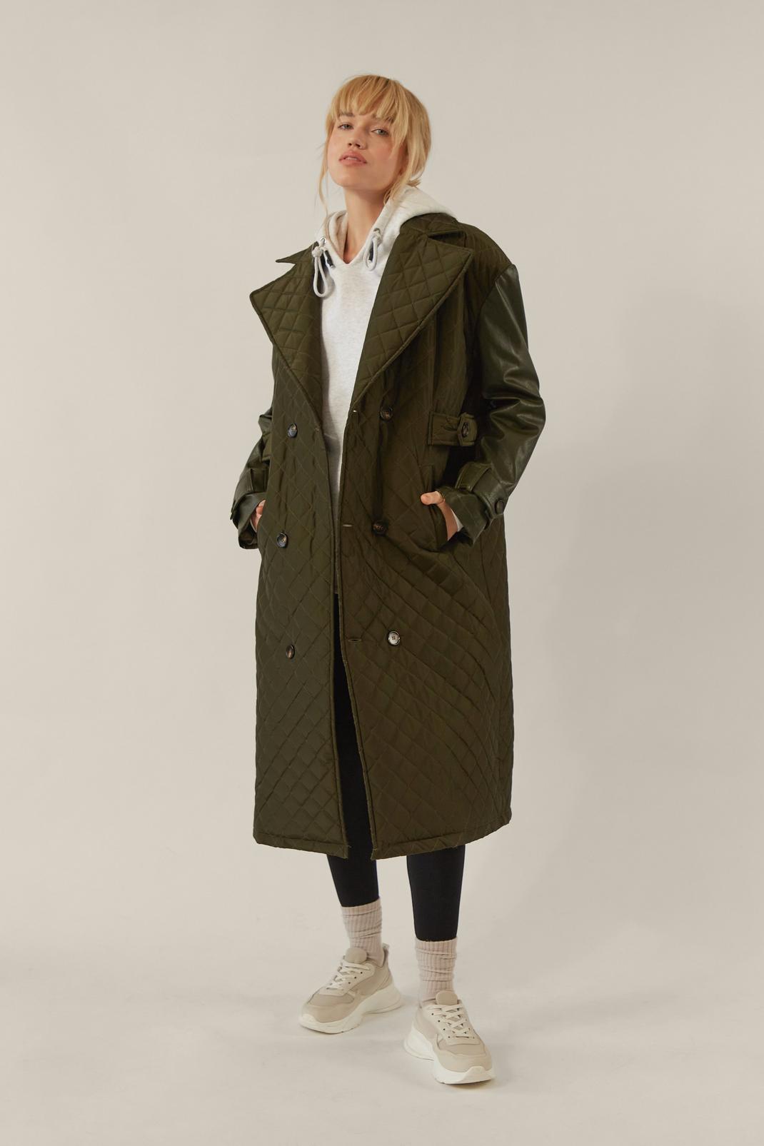 151 Quilted Trench Coat image number 1