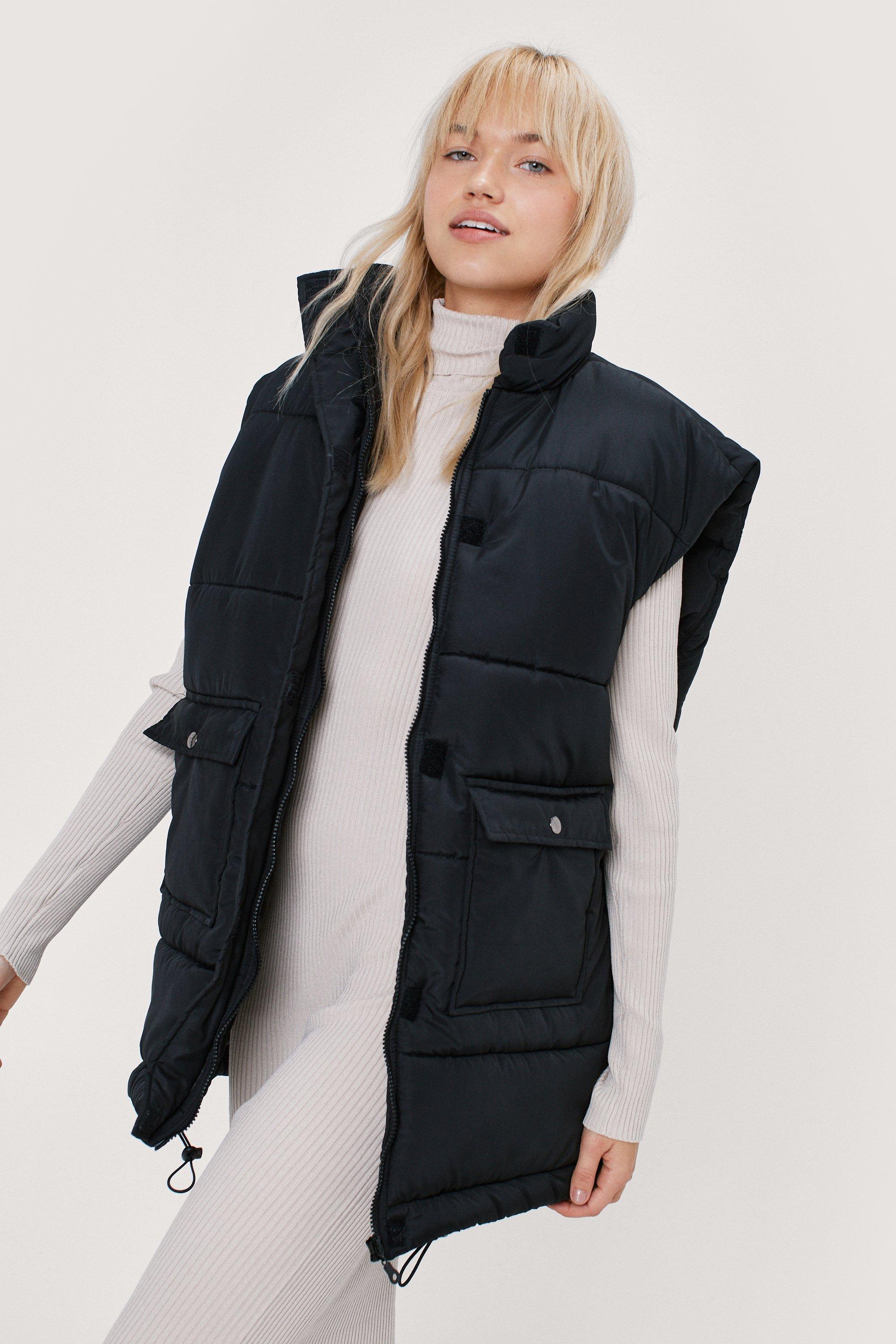 oversized puffer gilet zara