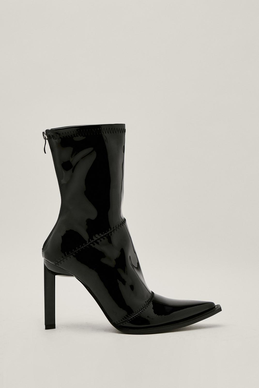 105 Patent Pointed Sock Boots image number 2