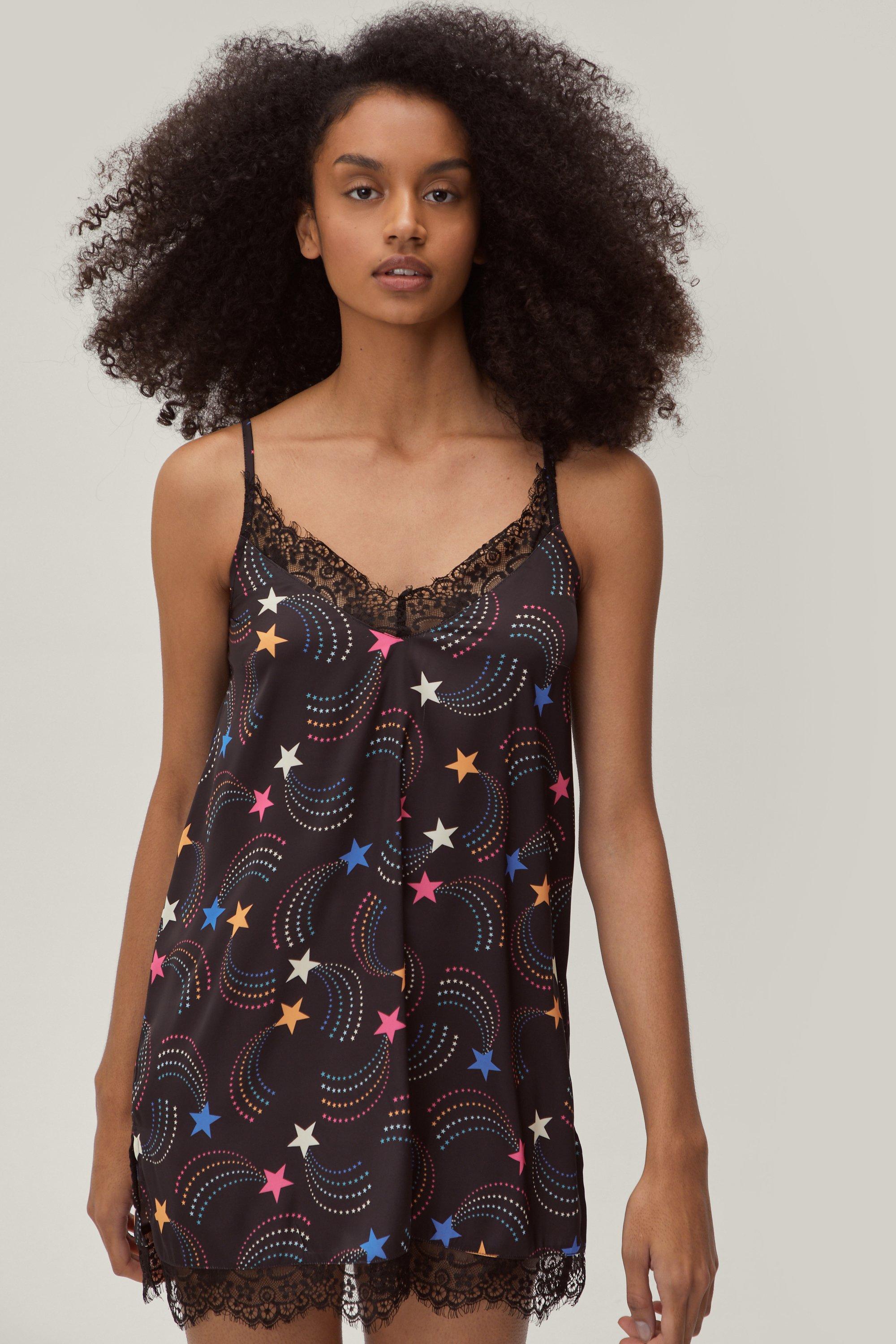 star slip dress