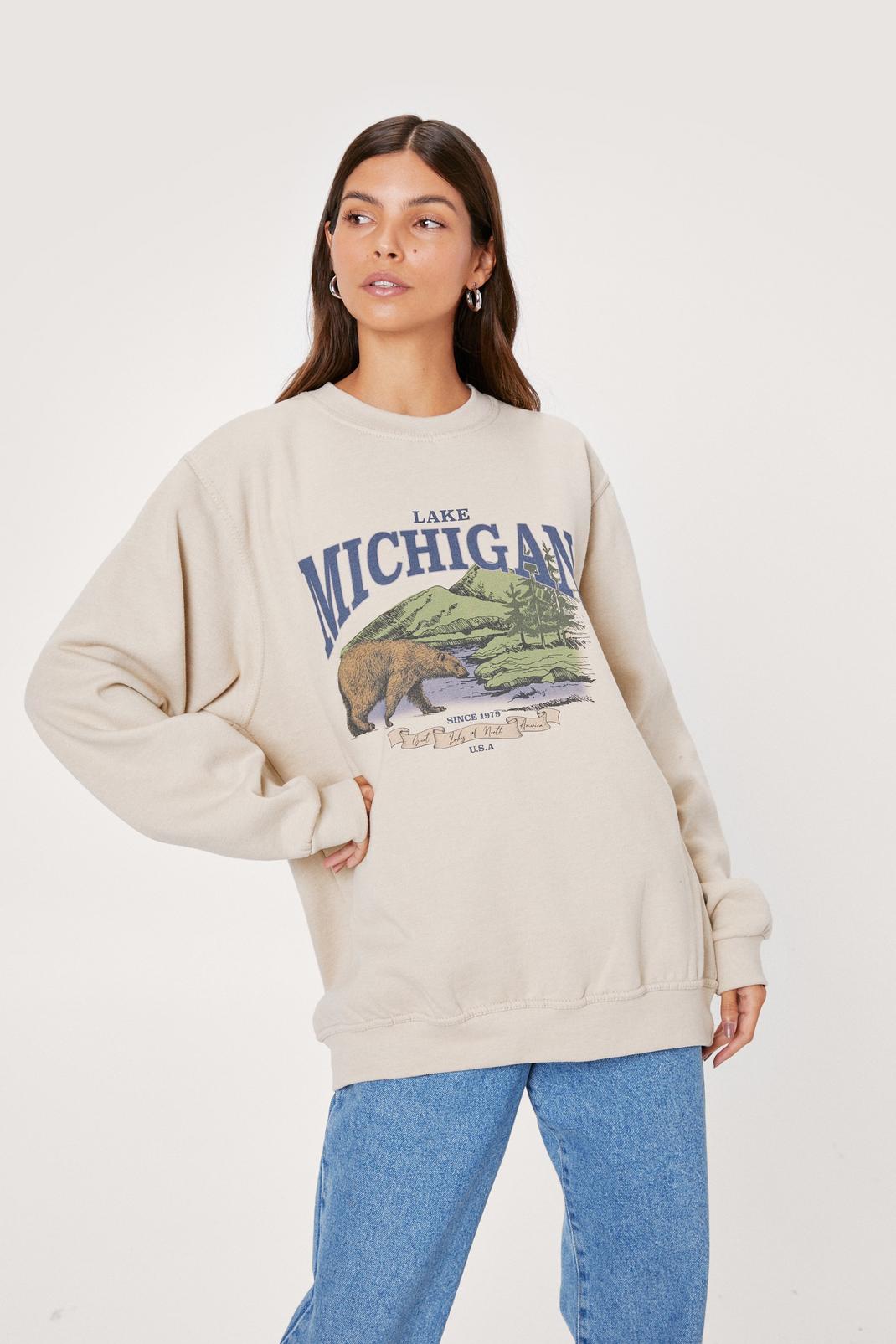 173 Lake Michigan Graphic Sweatshirt image number 2