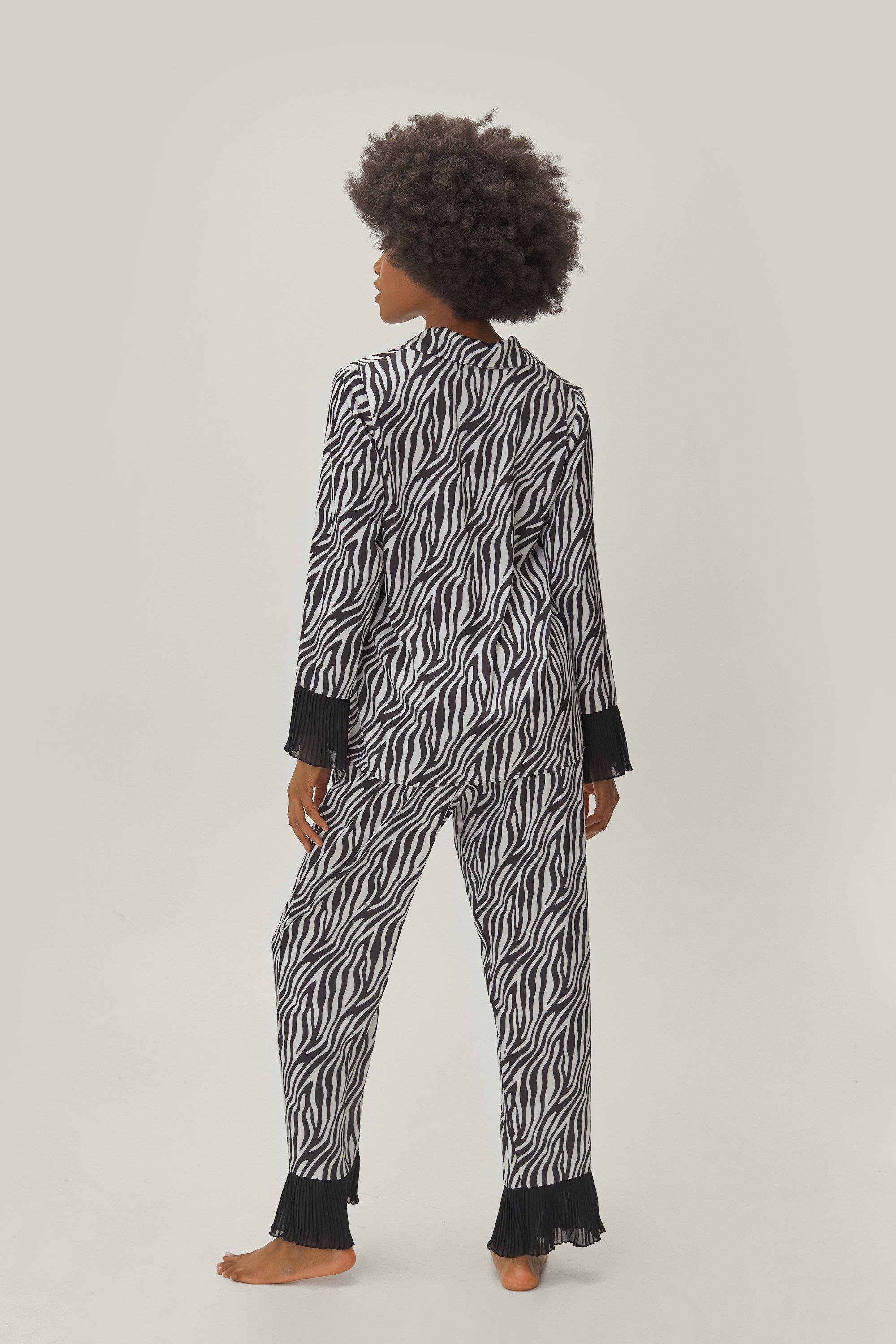 topshop zebra trousers