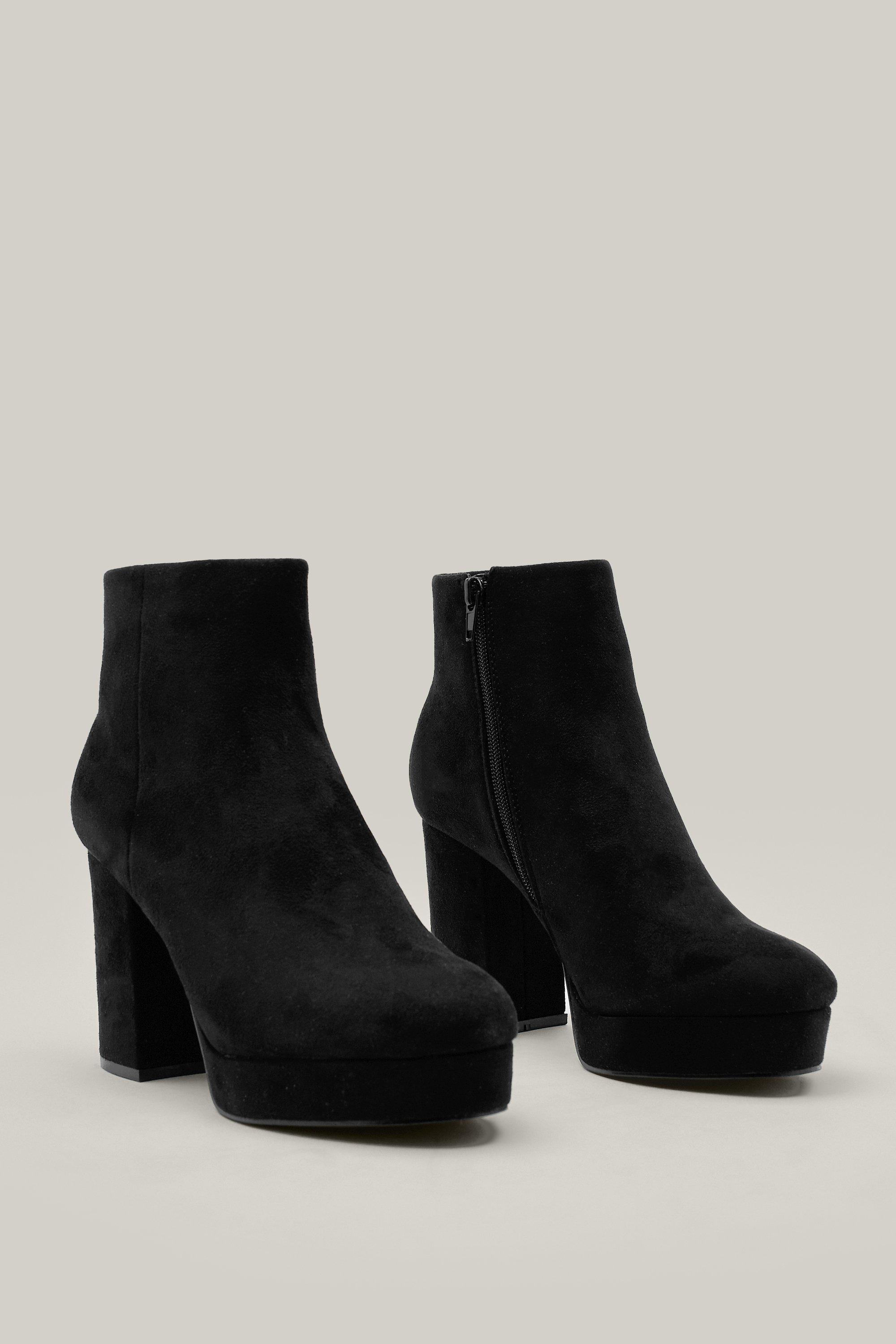 womens faux suede ankle boots