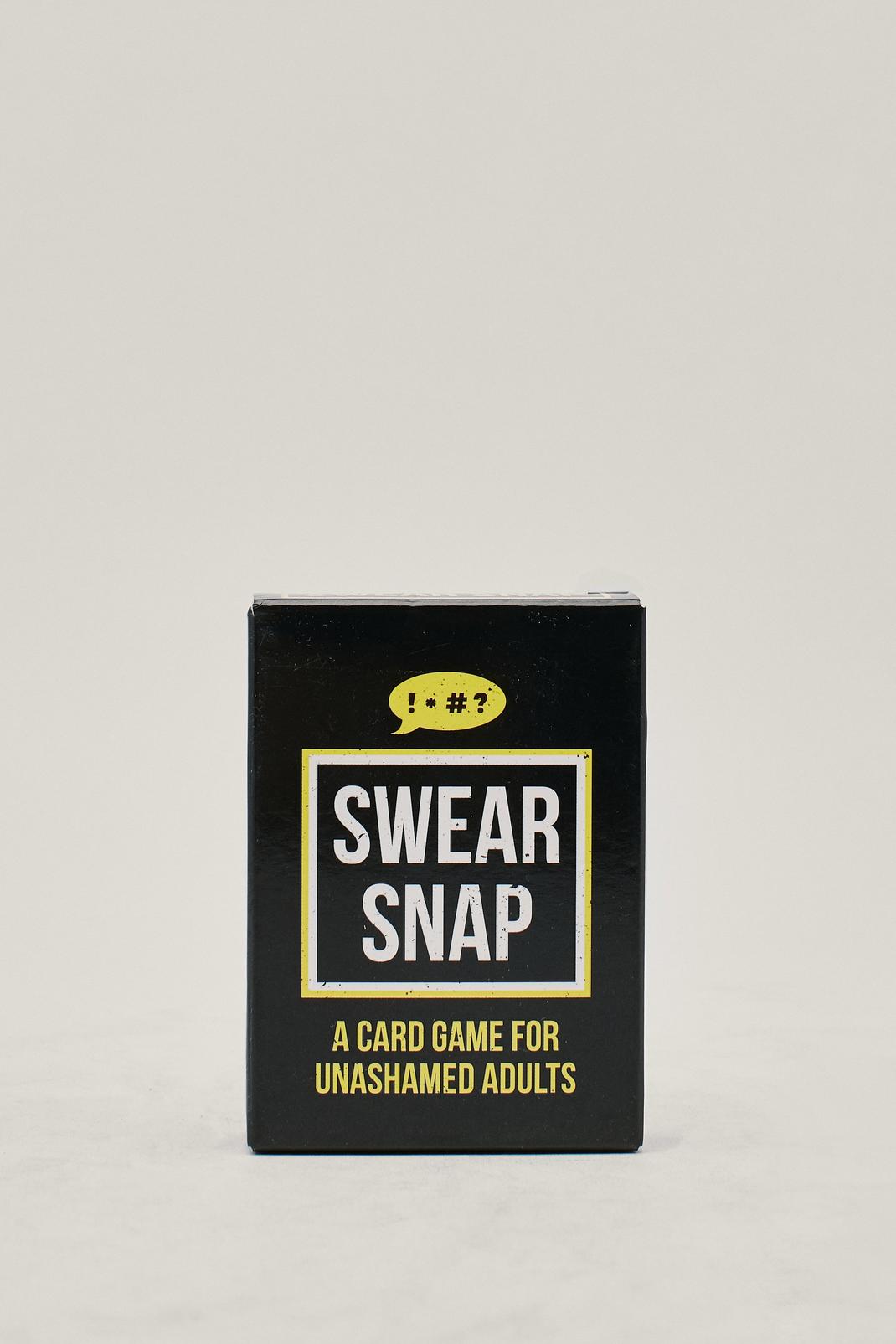 Swear Snap Card Game, Black image number 1