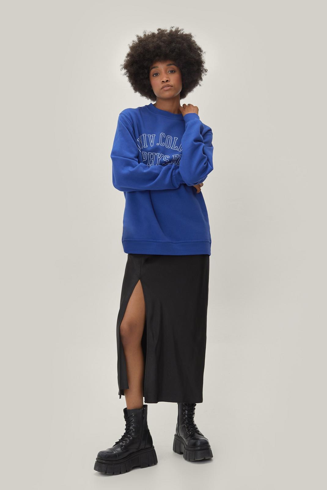 Black Petite Bias Cut Side Split Maxi Skirt image number 1