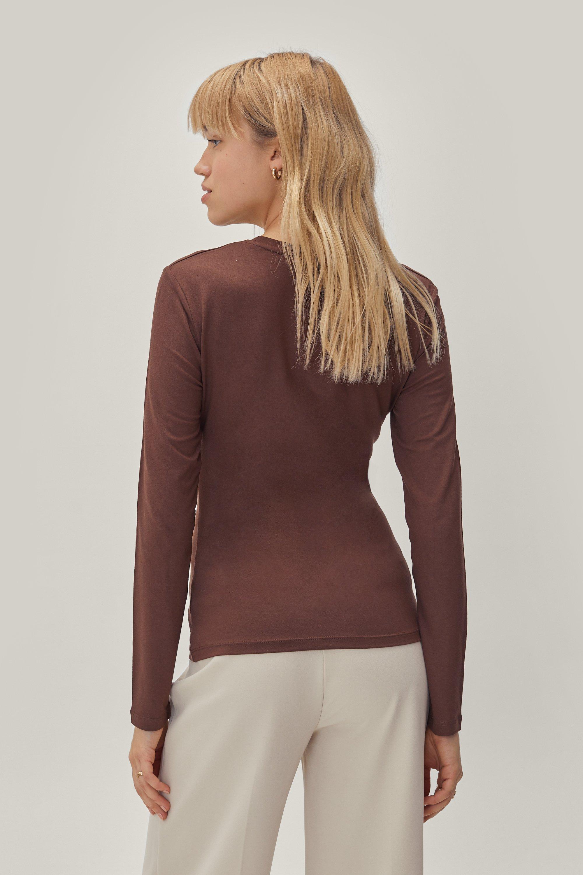 Long Sleeve Crew Neck Top