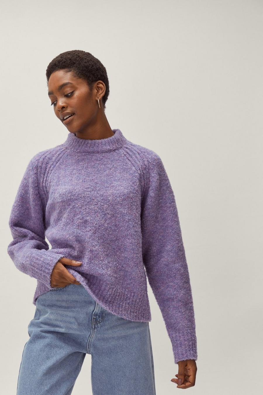 Soft Knitted Crew Neck Sweater