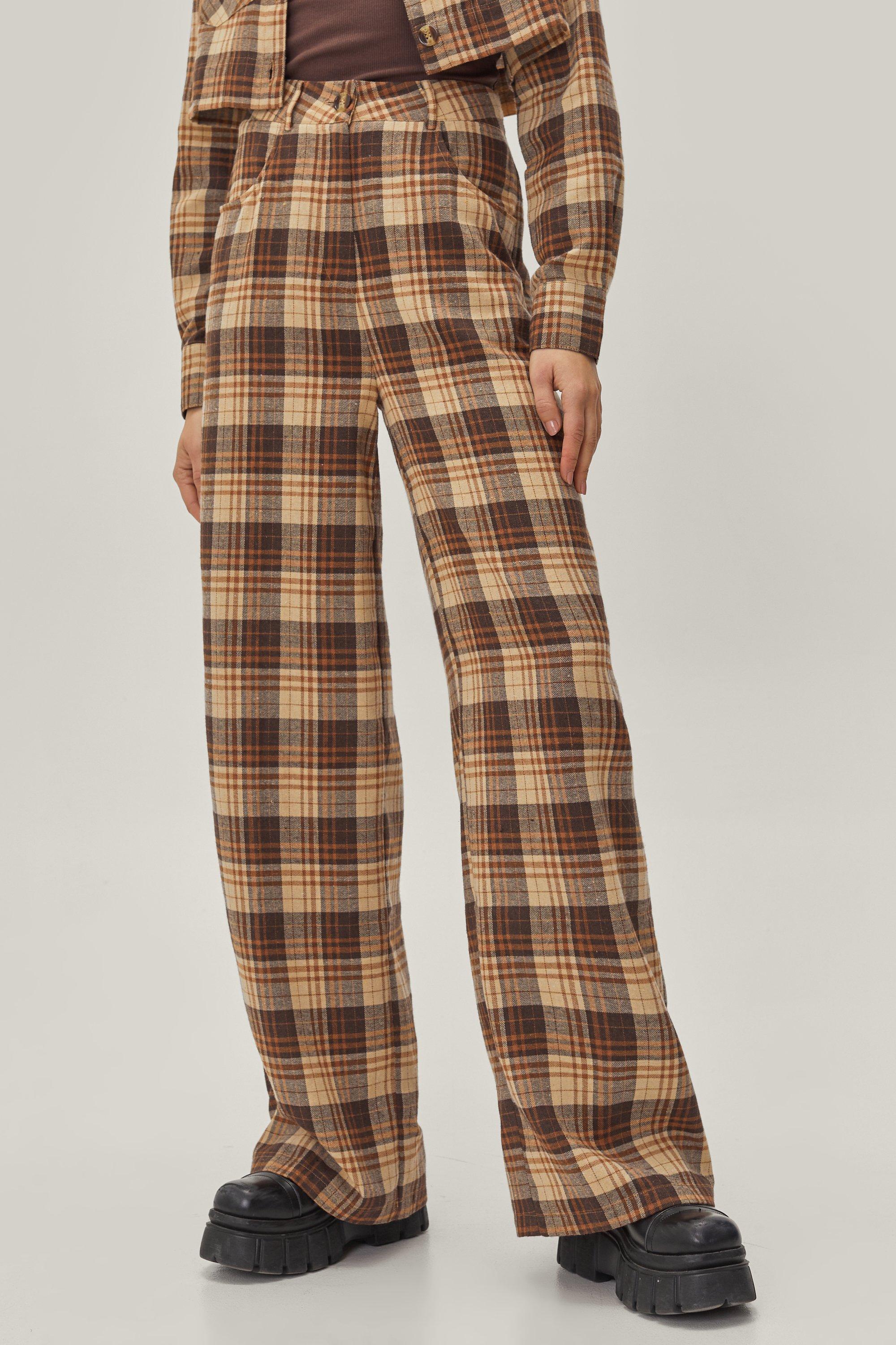 brown trouser co ord