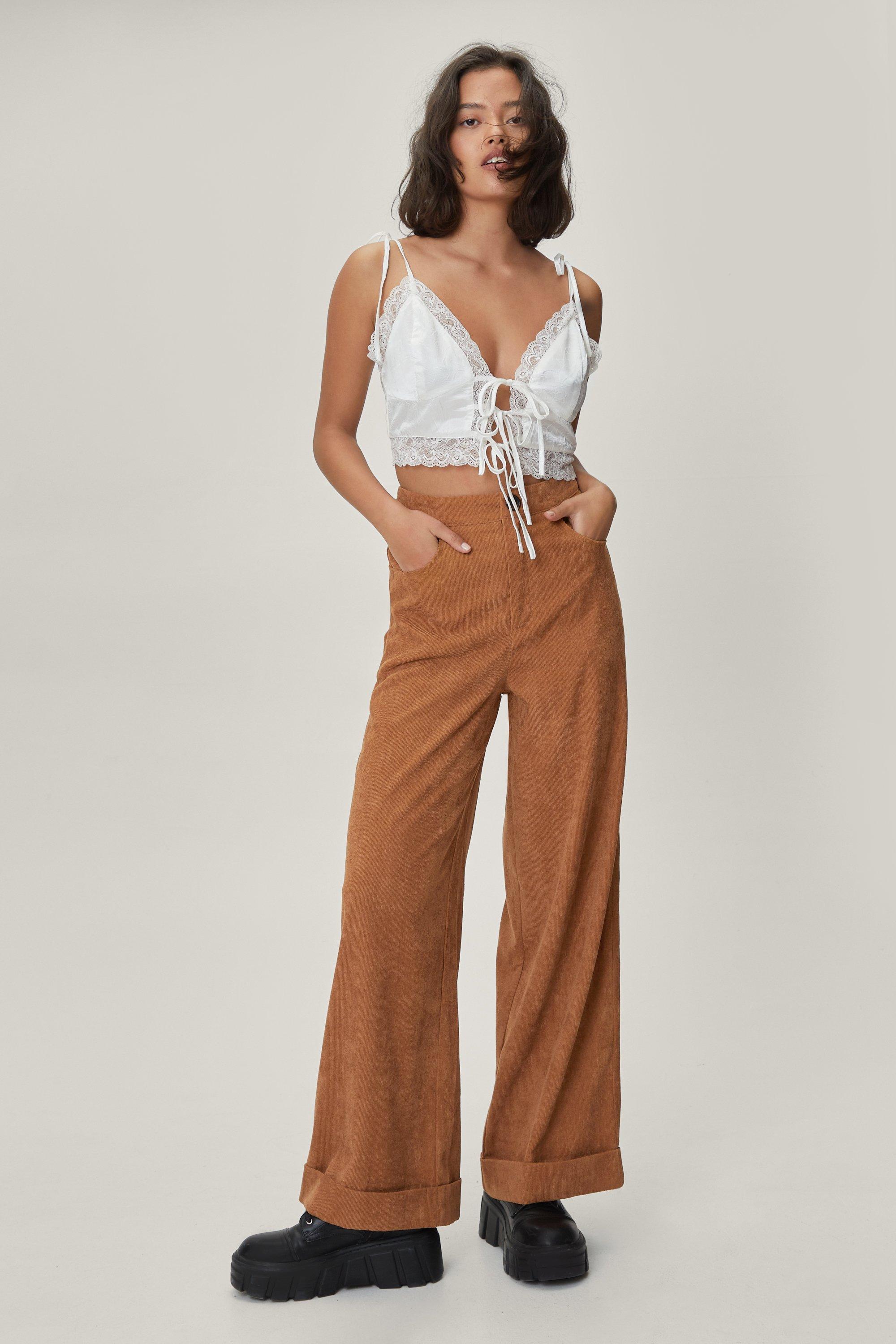 Petite corduroy trousers sale