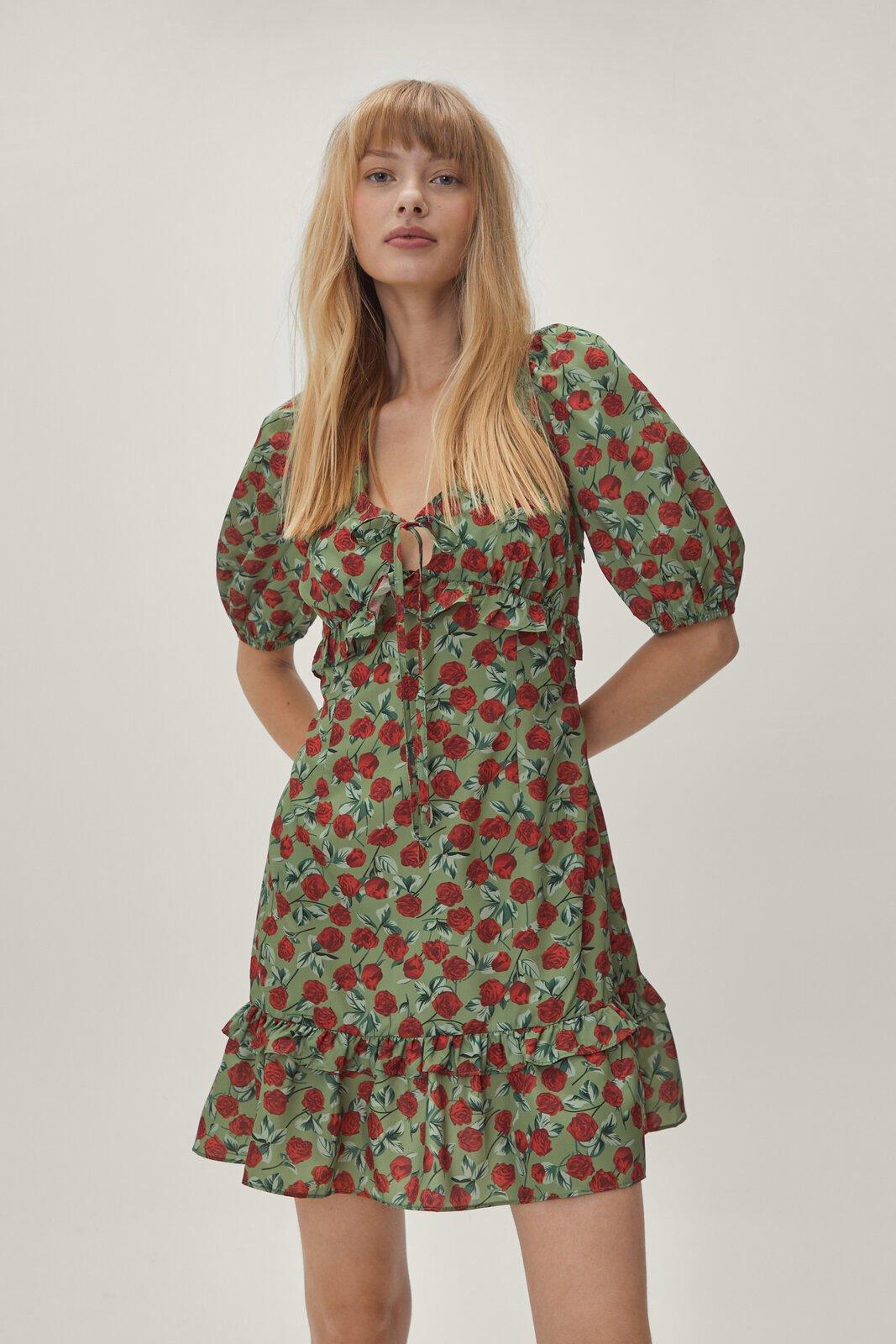 Nasty gal tea dress hotsell