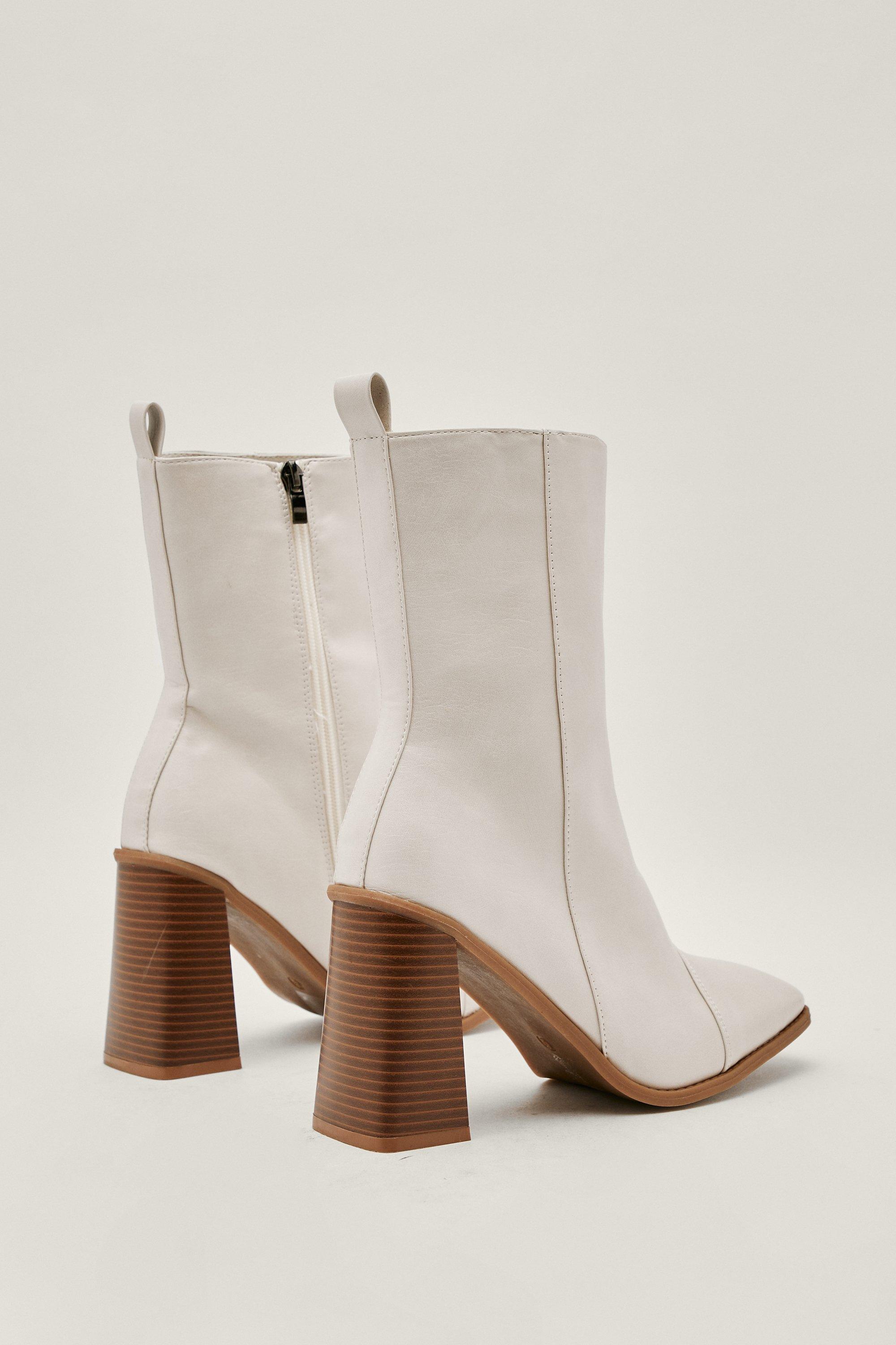 Wooden deals heel booties