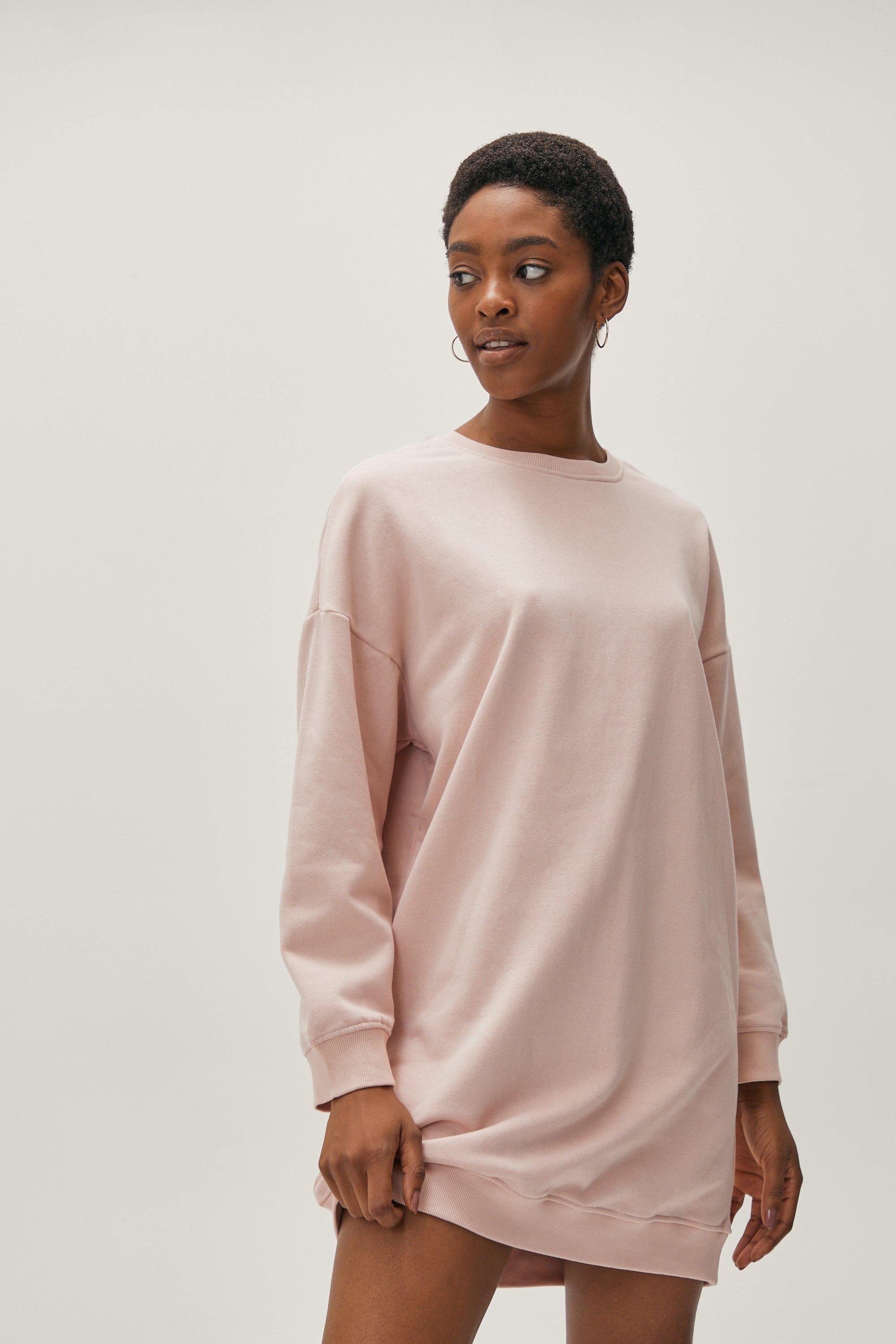 Robe sweat oversize col montant Nasty Gal