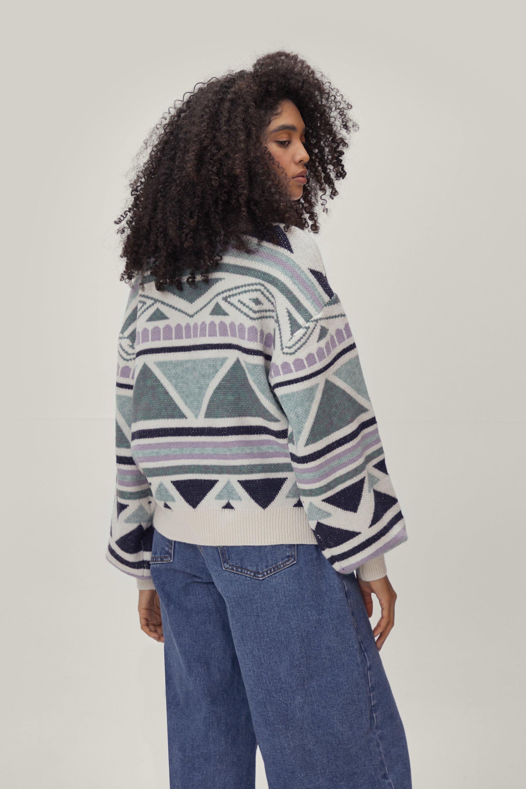 Aztec 2025 print jumper