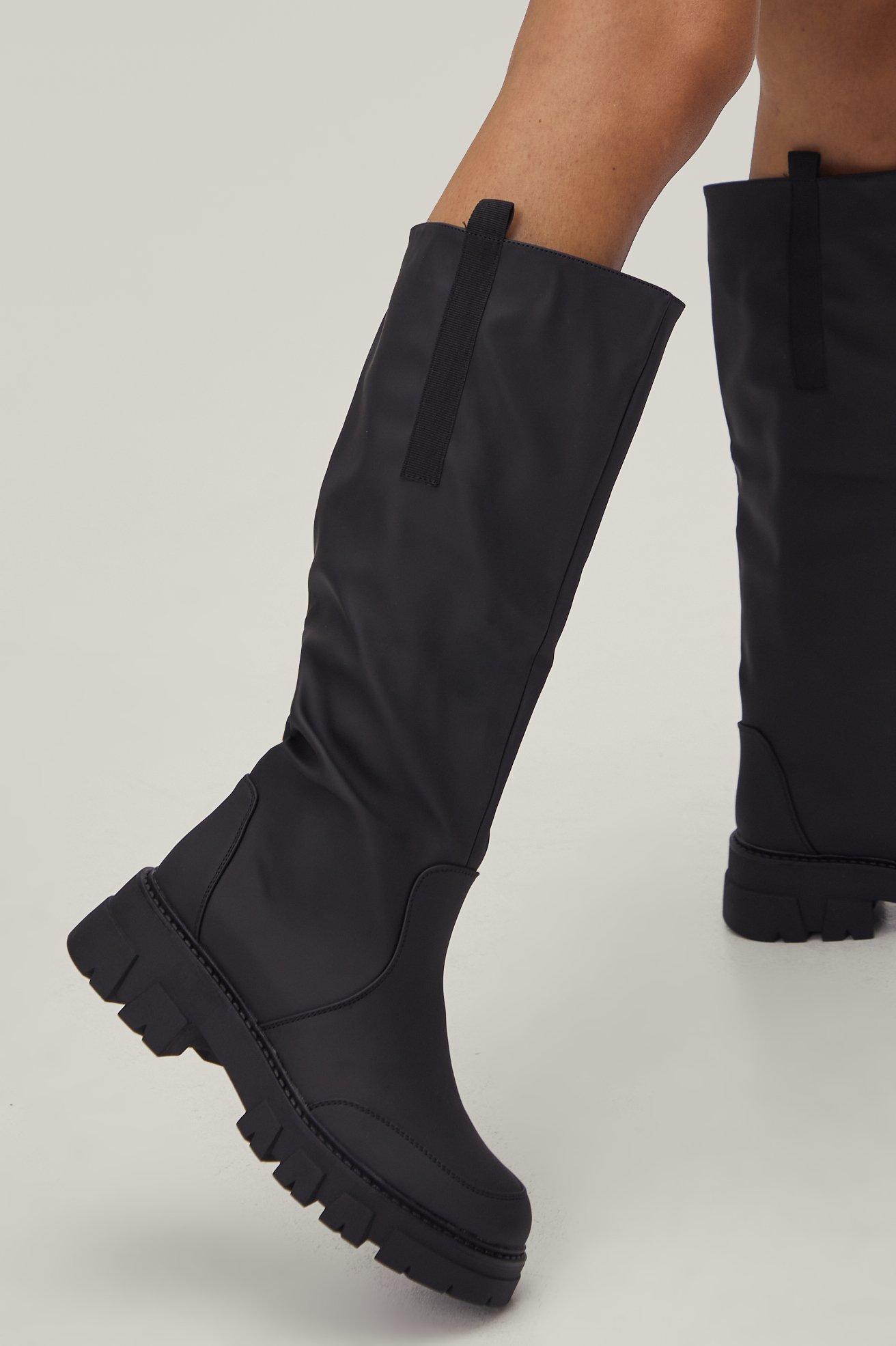 Cheap knee high sales rain boots