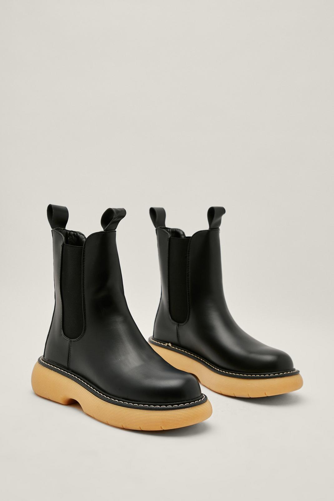 Chunky Bubble Sole Chelsea Boots image number 1