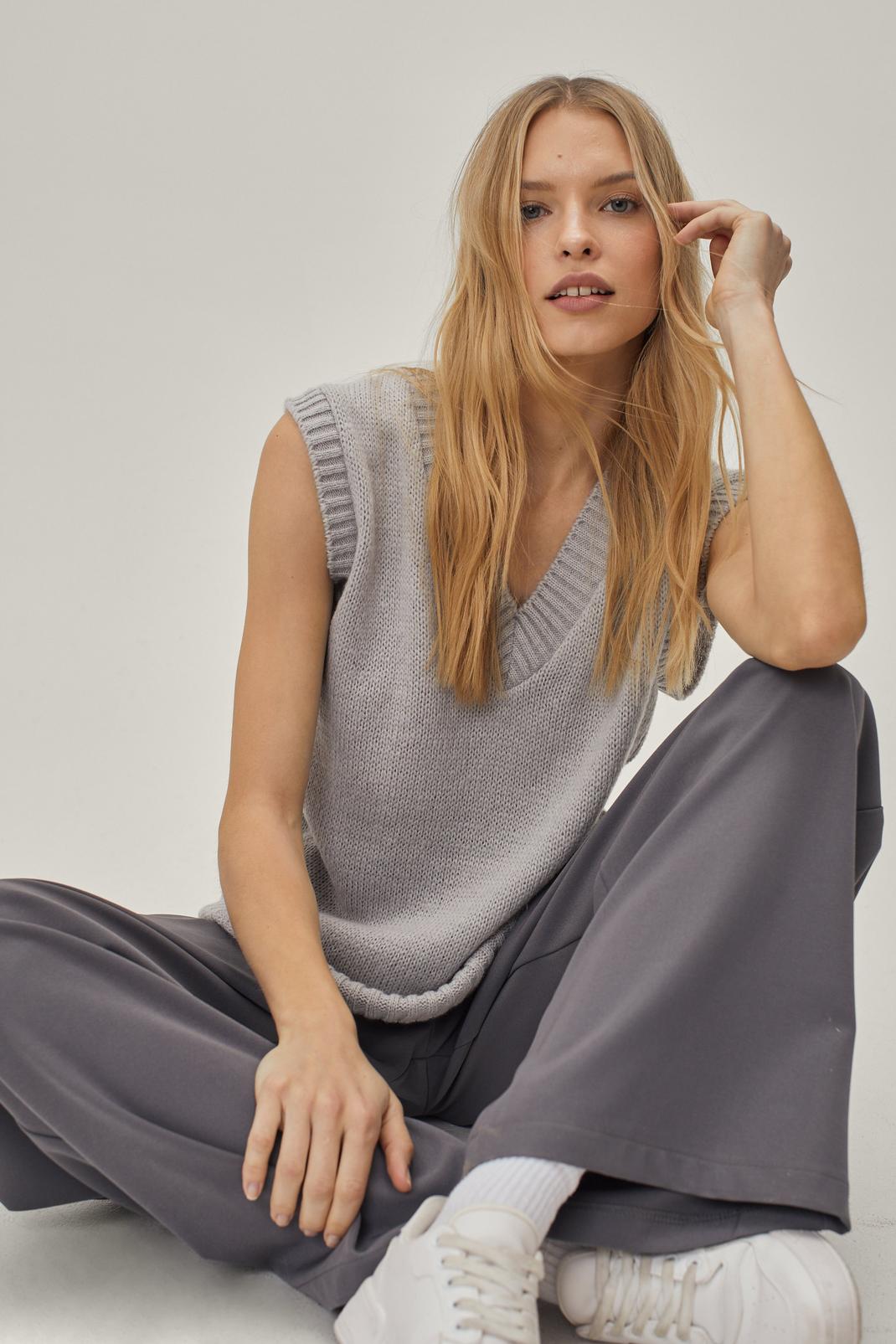 V Neck Loose Fit Sweater V Neck Loose Fit Sweater