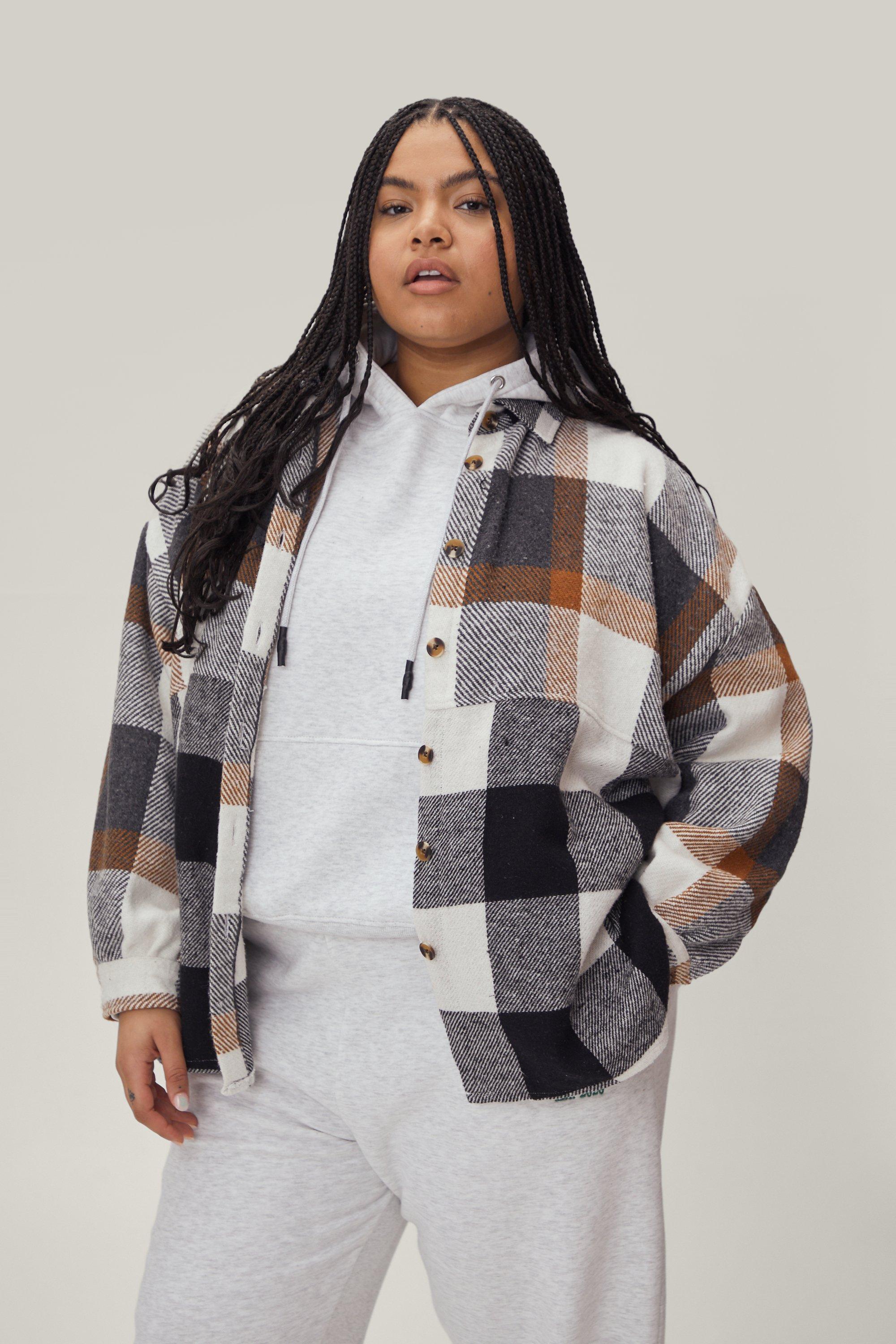 plus size shacket