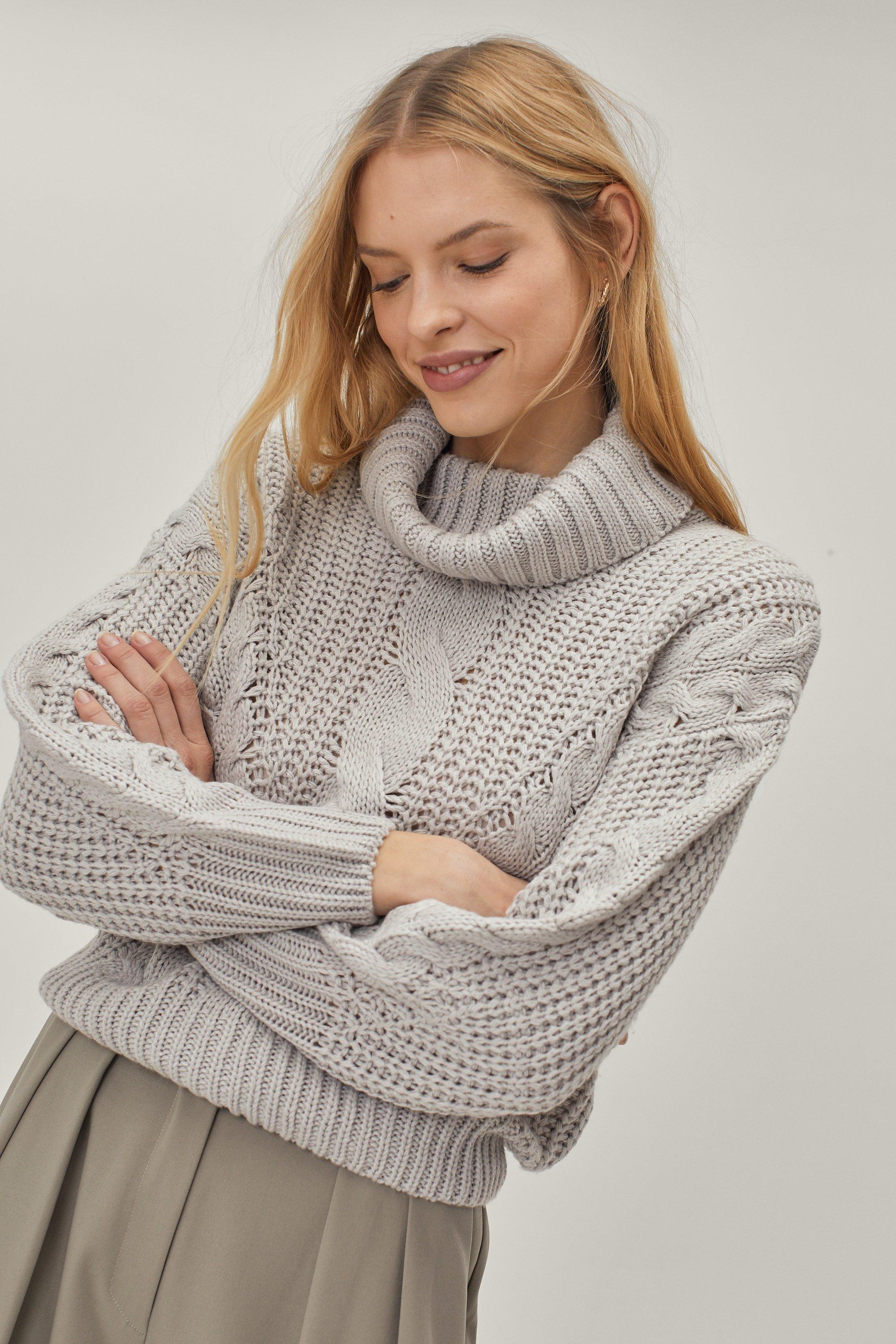 Knit hotsell roll neck