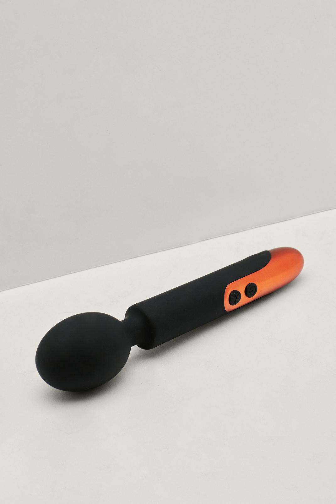 Black Oriel Rechargeable Wand Vibrator image number 1
