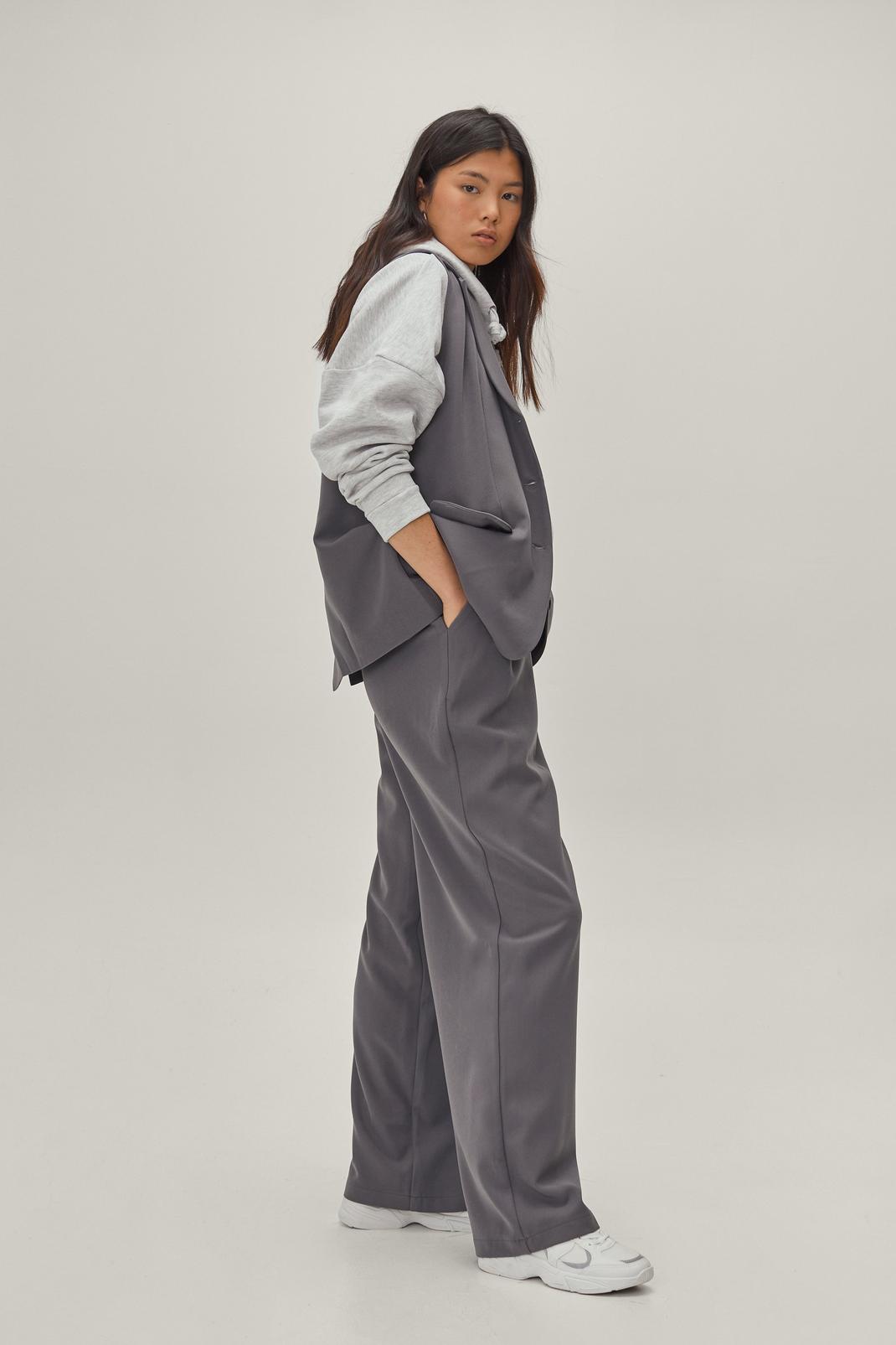 Tailored Vest and Wide Leg Pants Co Ord image number 2