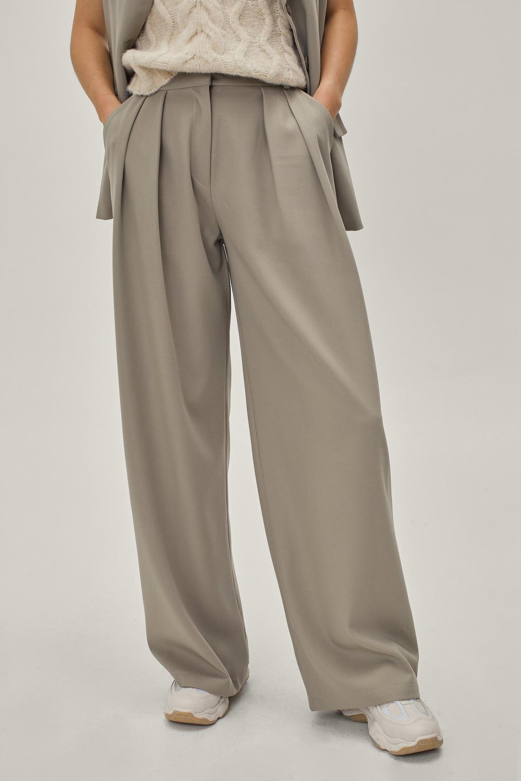 631 Tailored Wide Leg Darted Pants image number 2