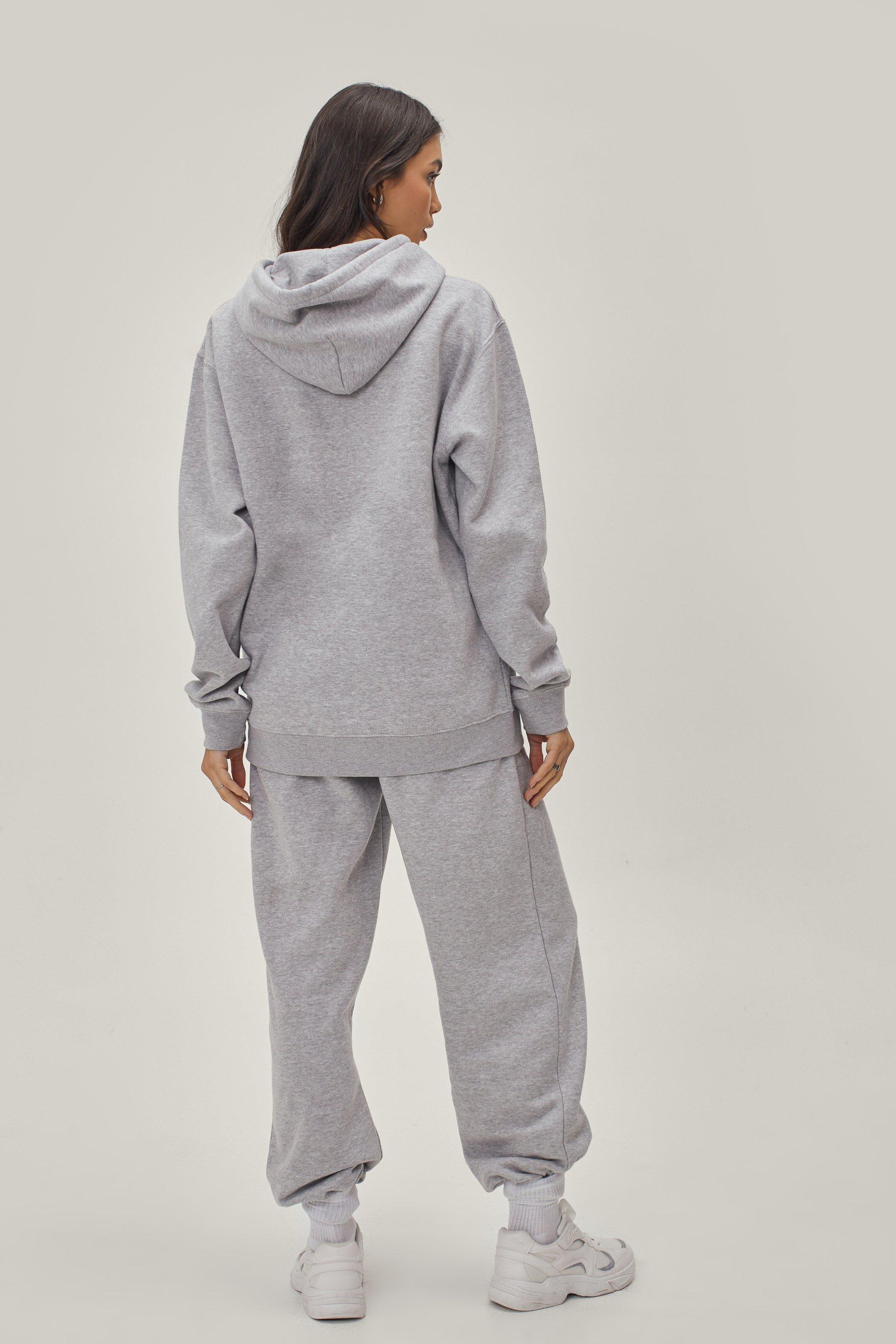 grey hoodie and joggers set