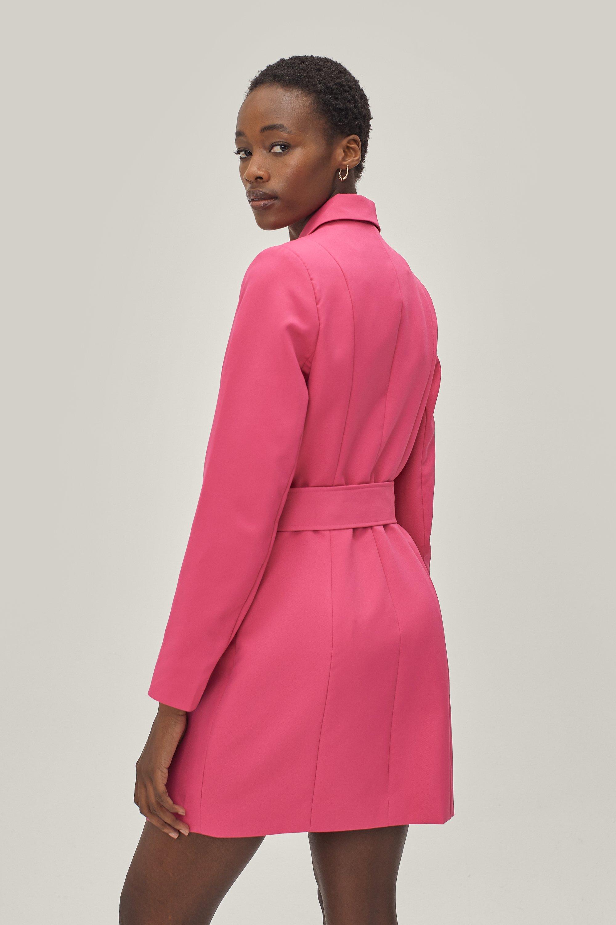 Nasty gal pink outlet blazer dress