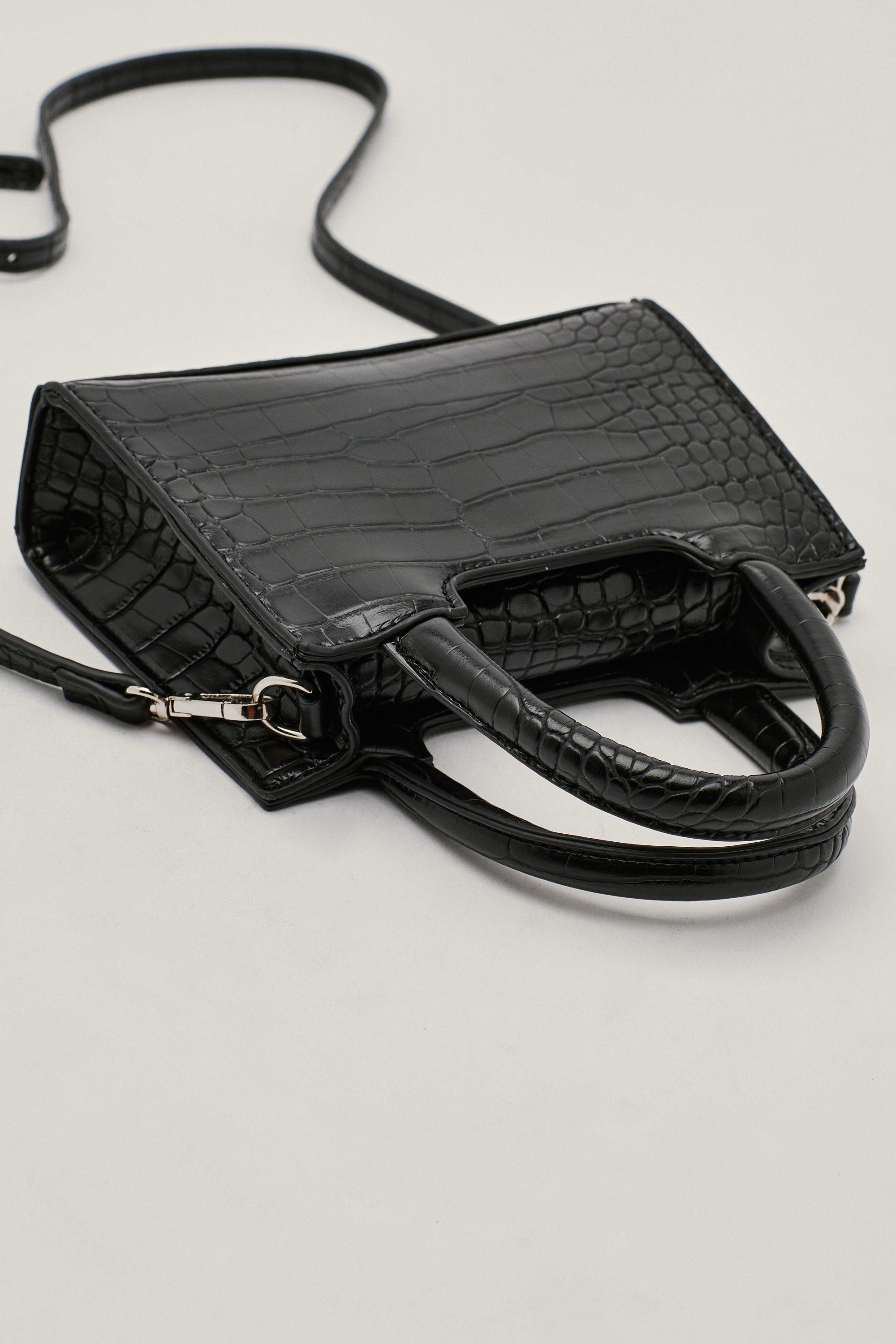 Mini croc 2024 crossbody bag