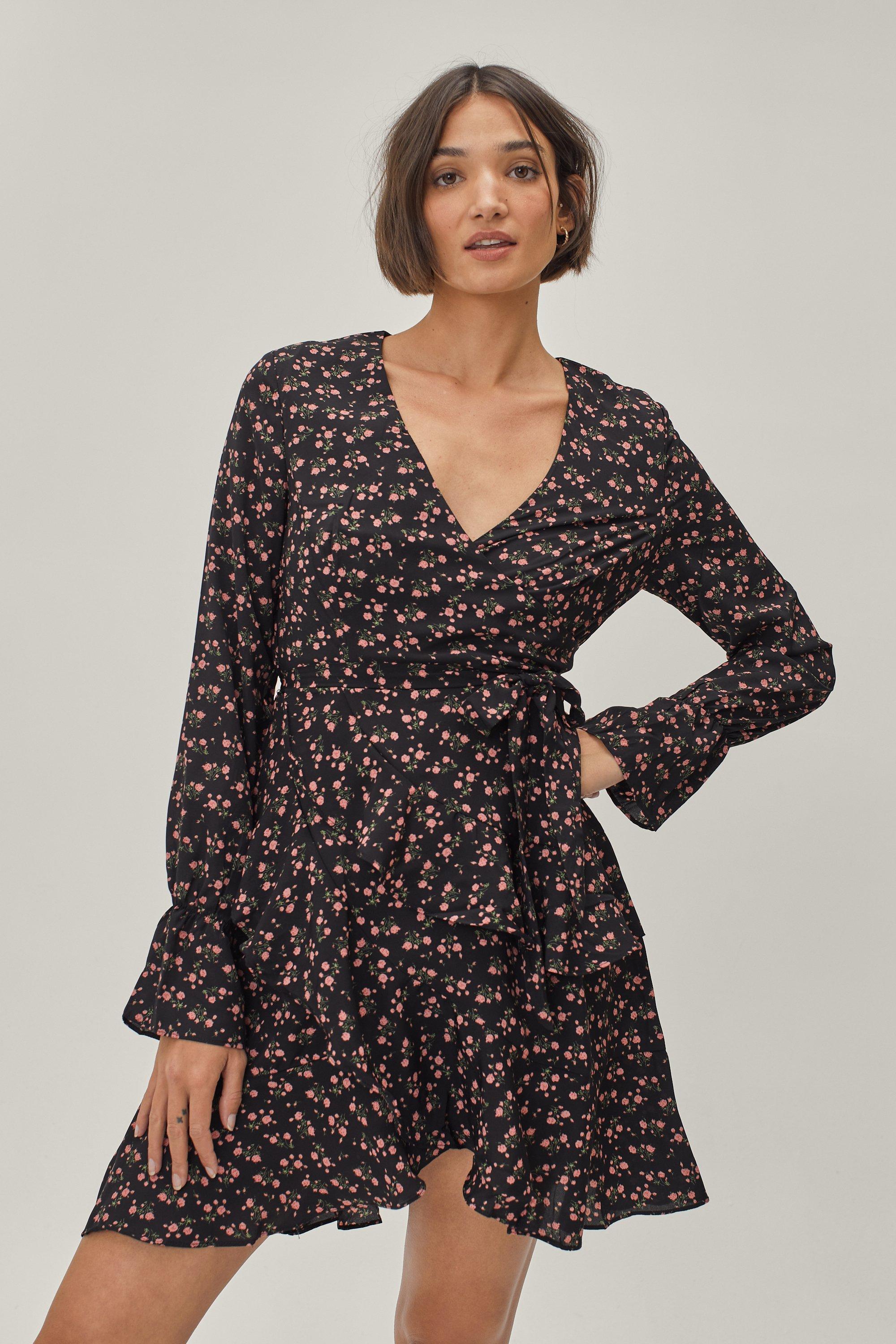 Nasty gal floral clearance dress