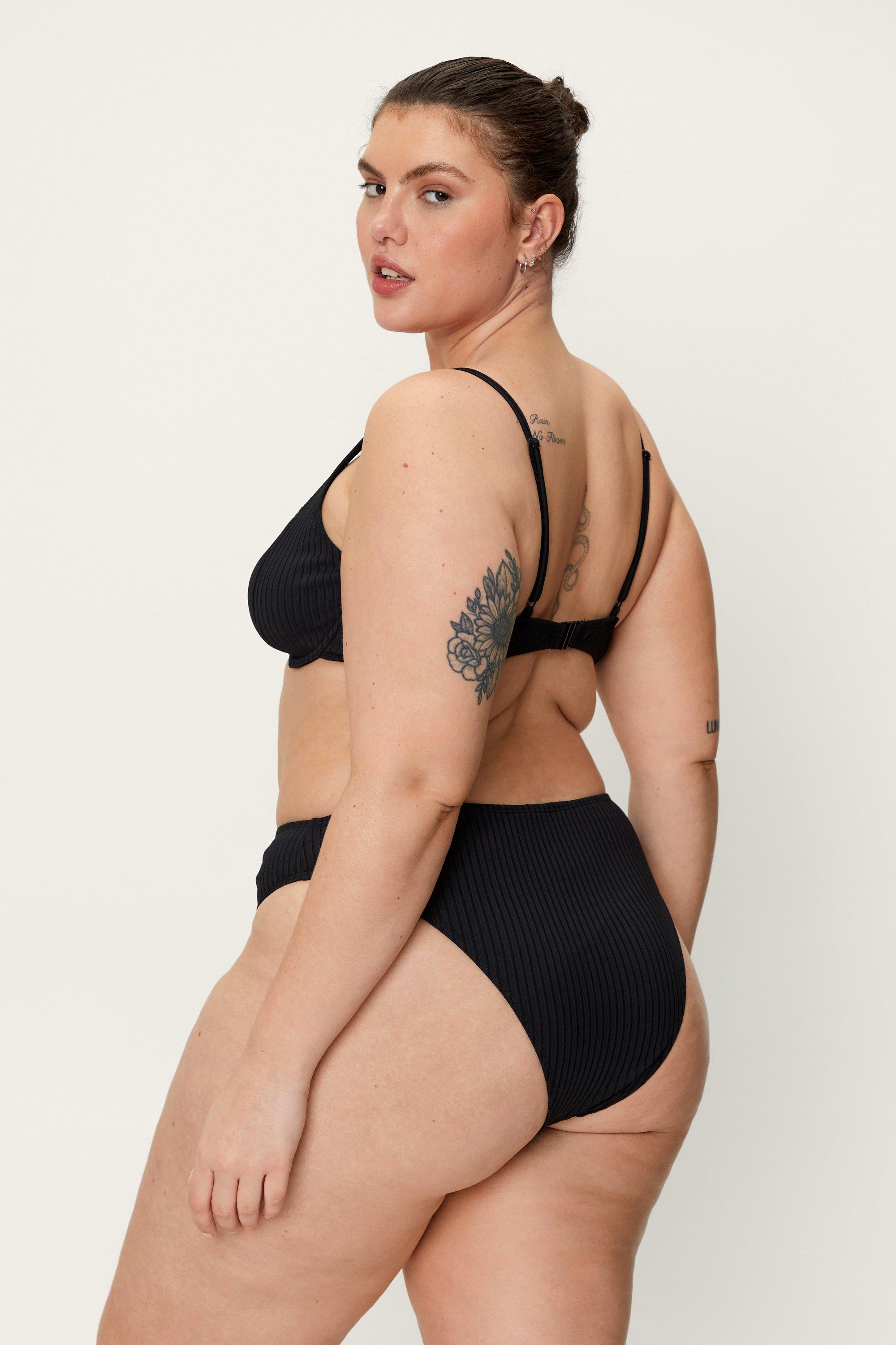 Plus Rib Underwire Bikini Set | Nasty Gal