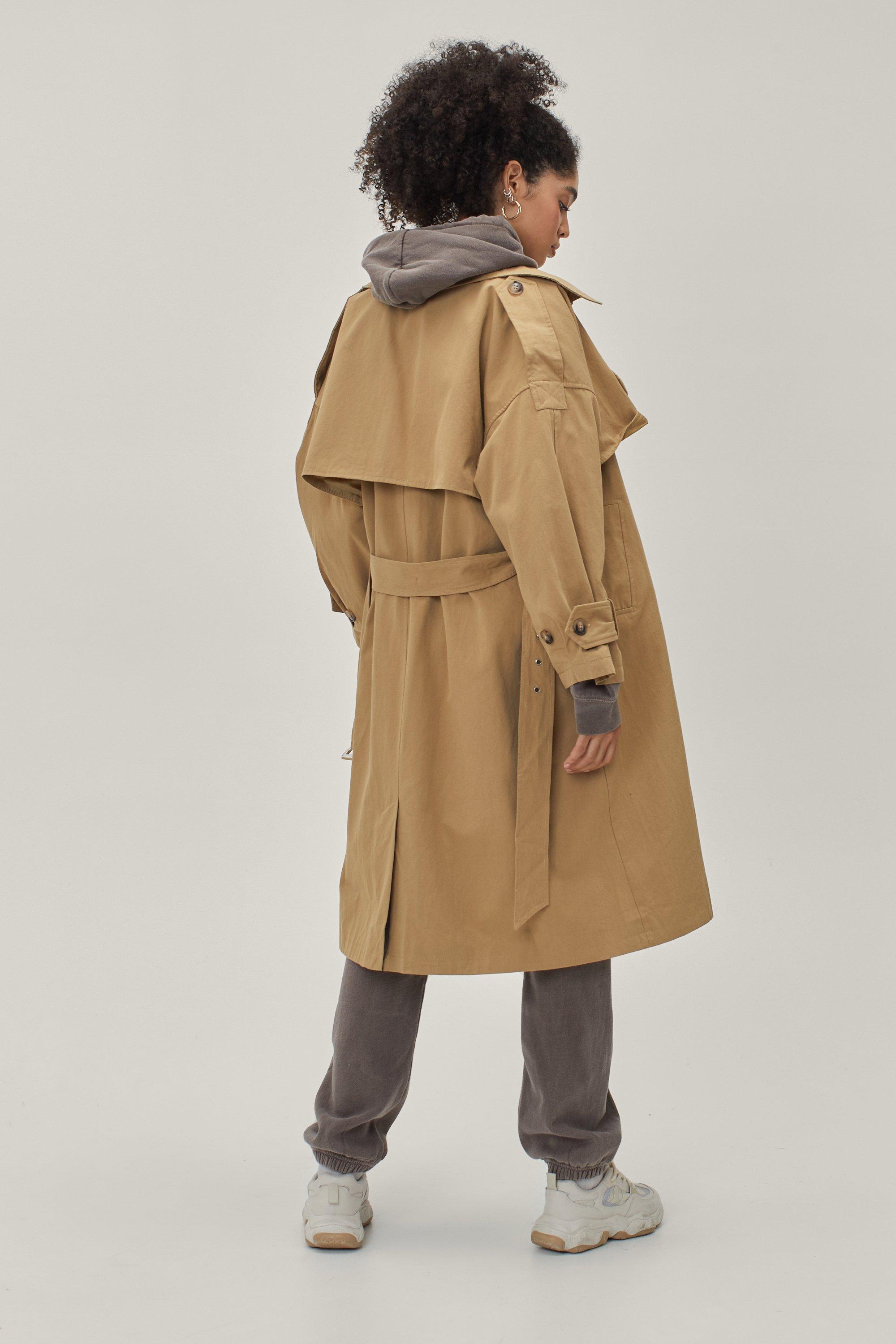 Nasty gal trench on sale coat