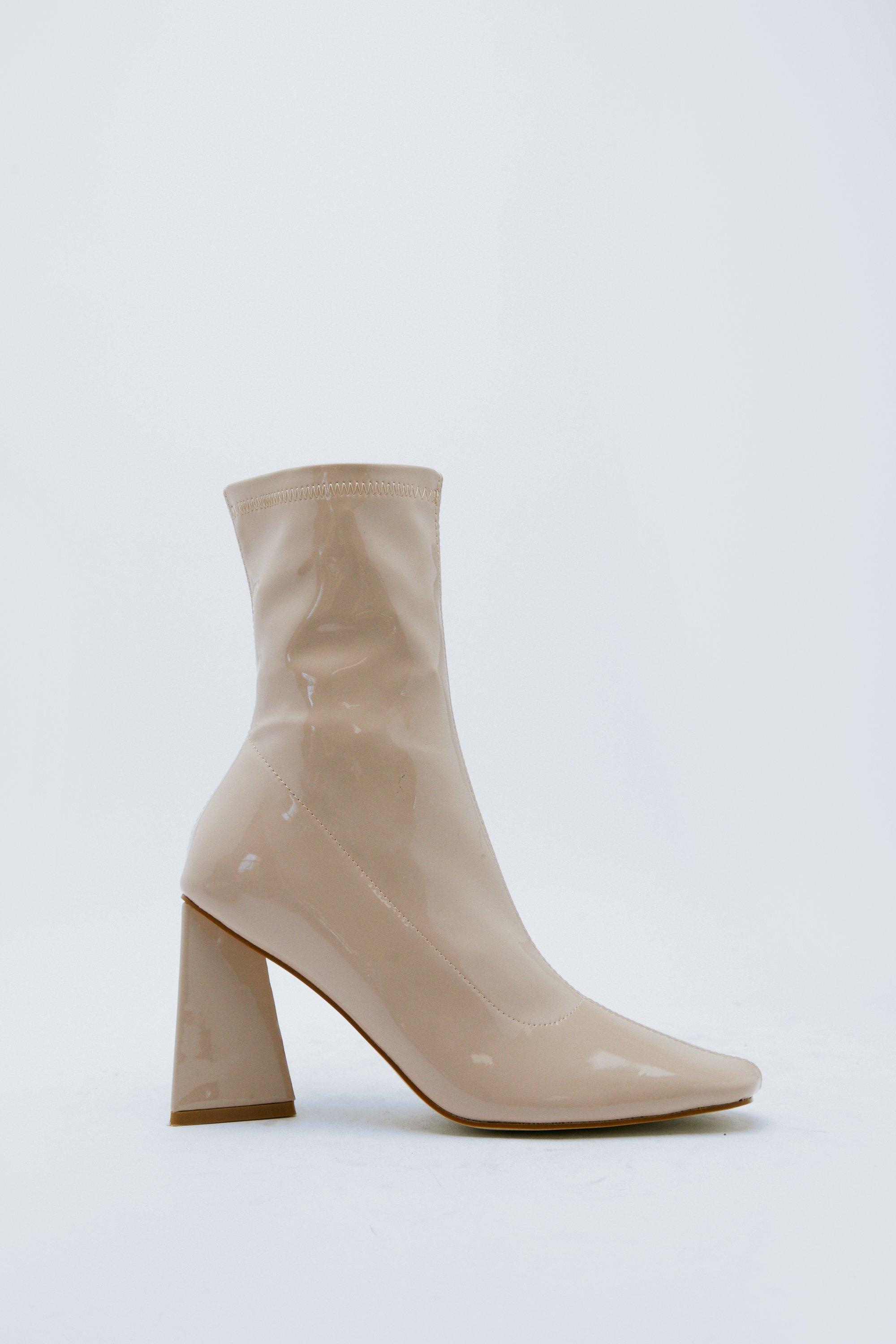 patent nude boots