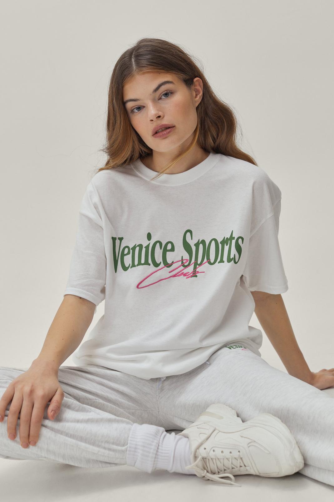 White Venice Sports Overdye Tee image number 1