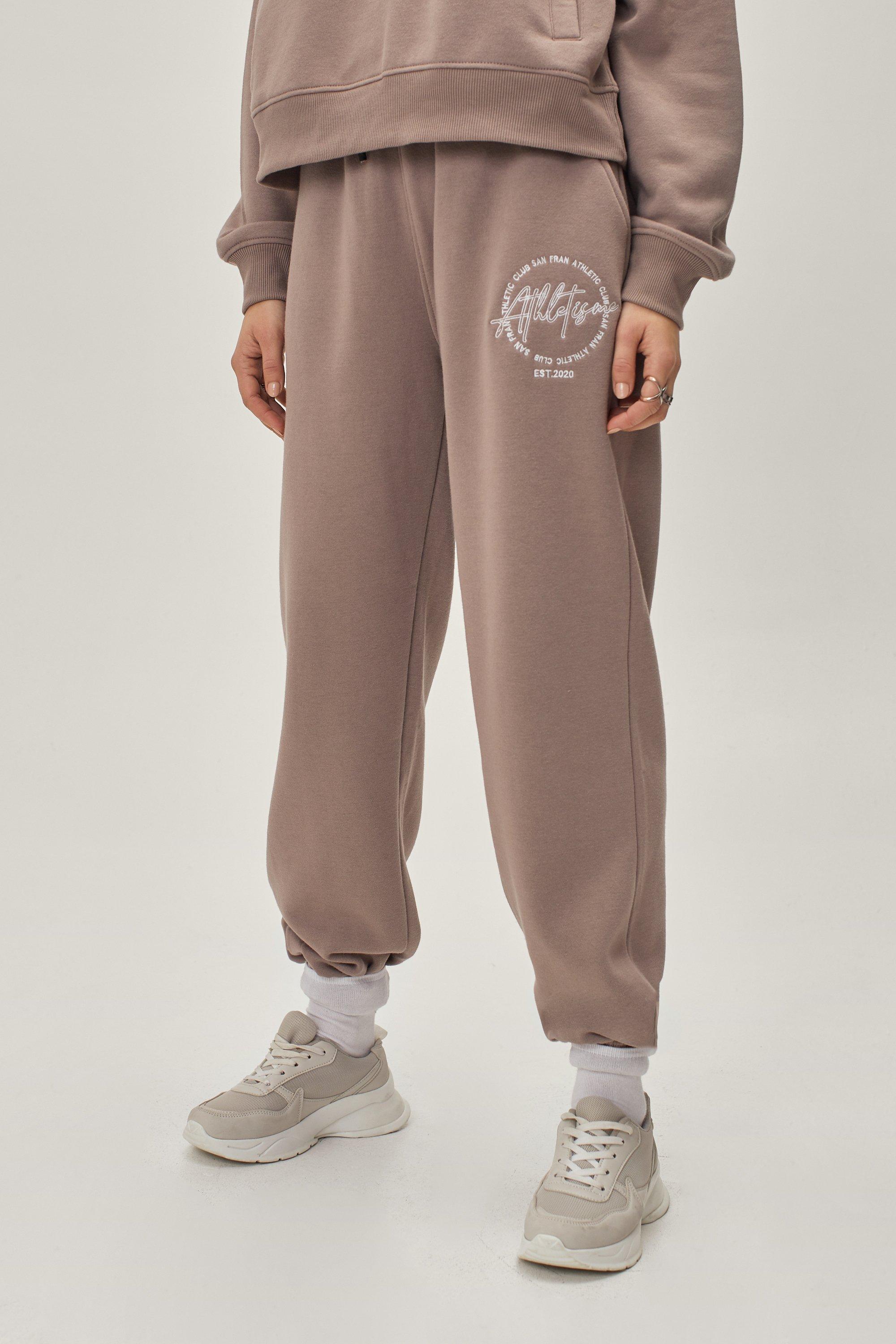 Petite Athletisme Embroidered Sweatpants