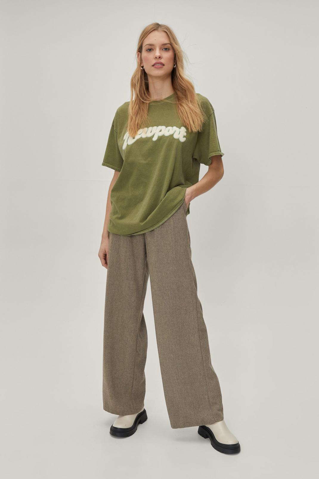 572 Newport Embroidered Oversized T-Shirt image number 2