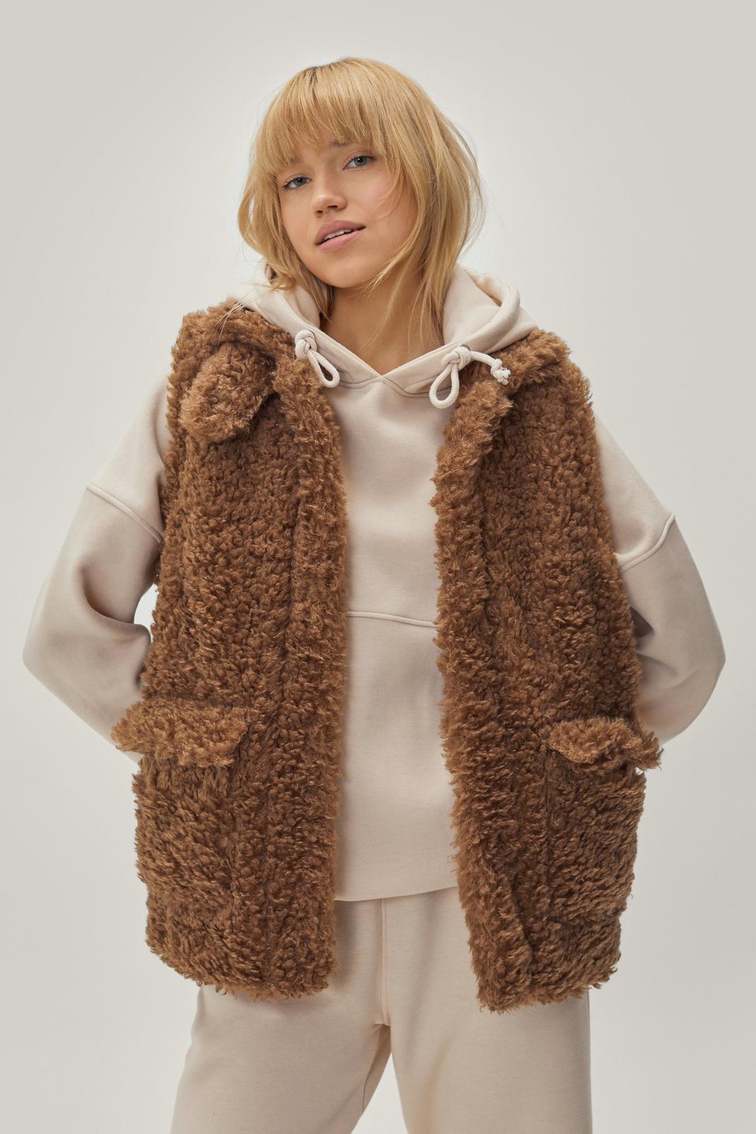 Faux Fur Teddy Oversized Vest Jacket | Nasty Gal Faux Fur Teddy Oversized Vest Jacket | Nasty Gal