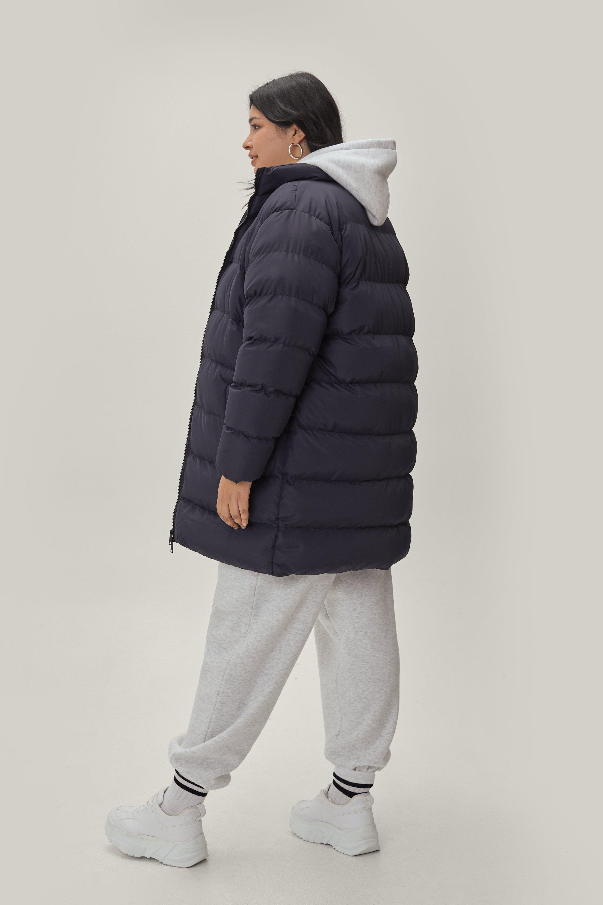 Midi padded outlet coat