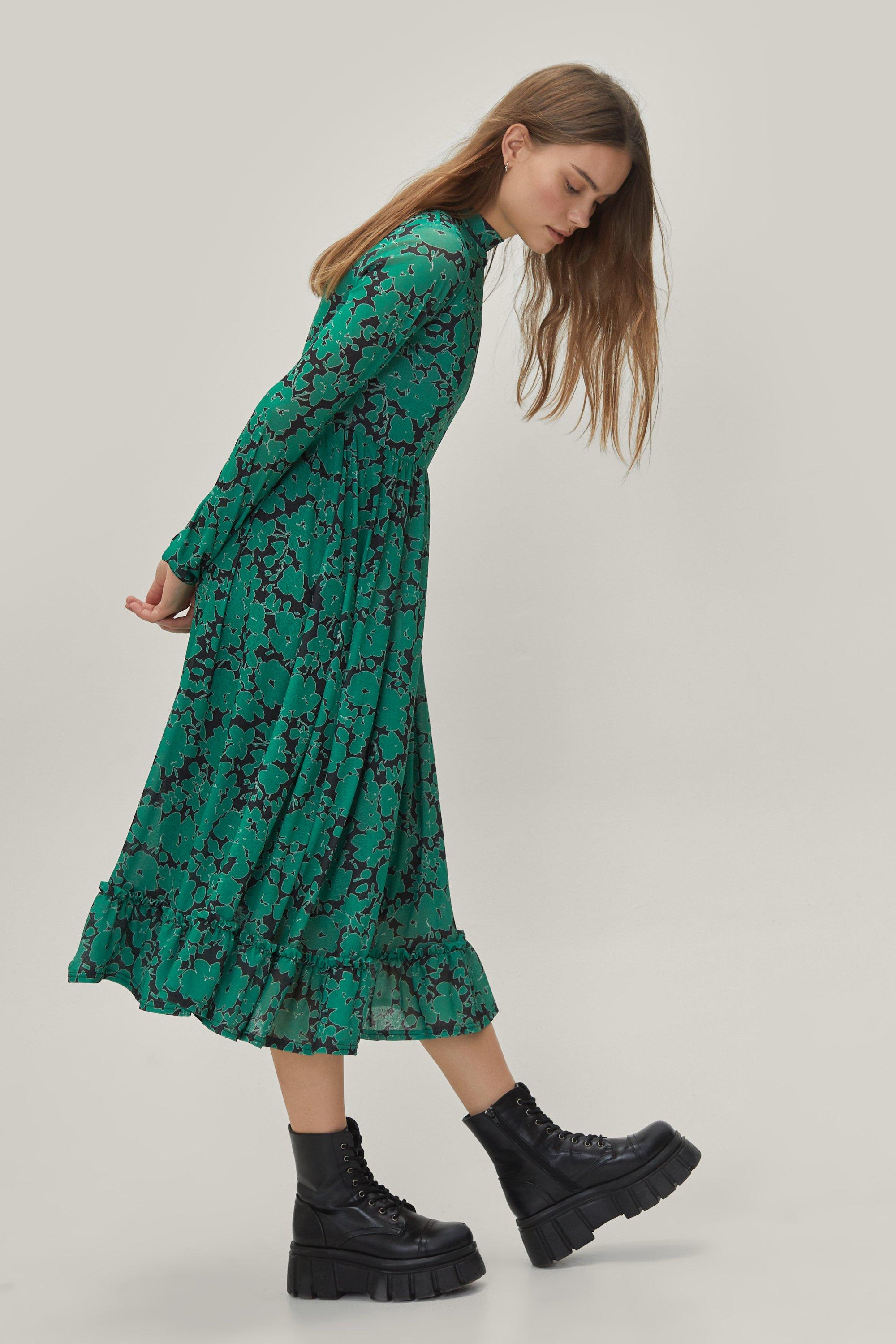 Whistles jungle cat outlet smock dress