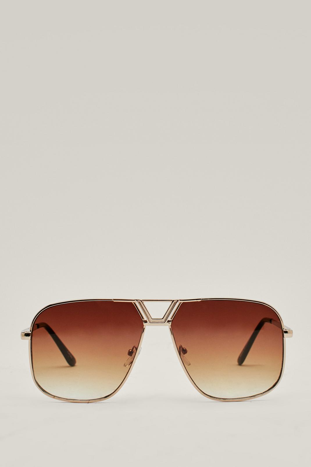 Retro Vintage Oversized Aviator Sunglasses